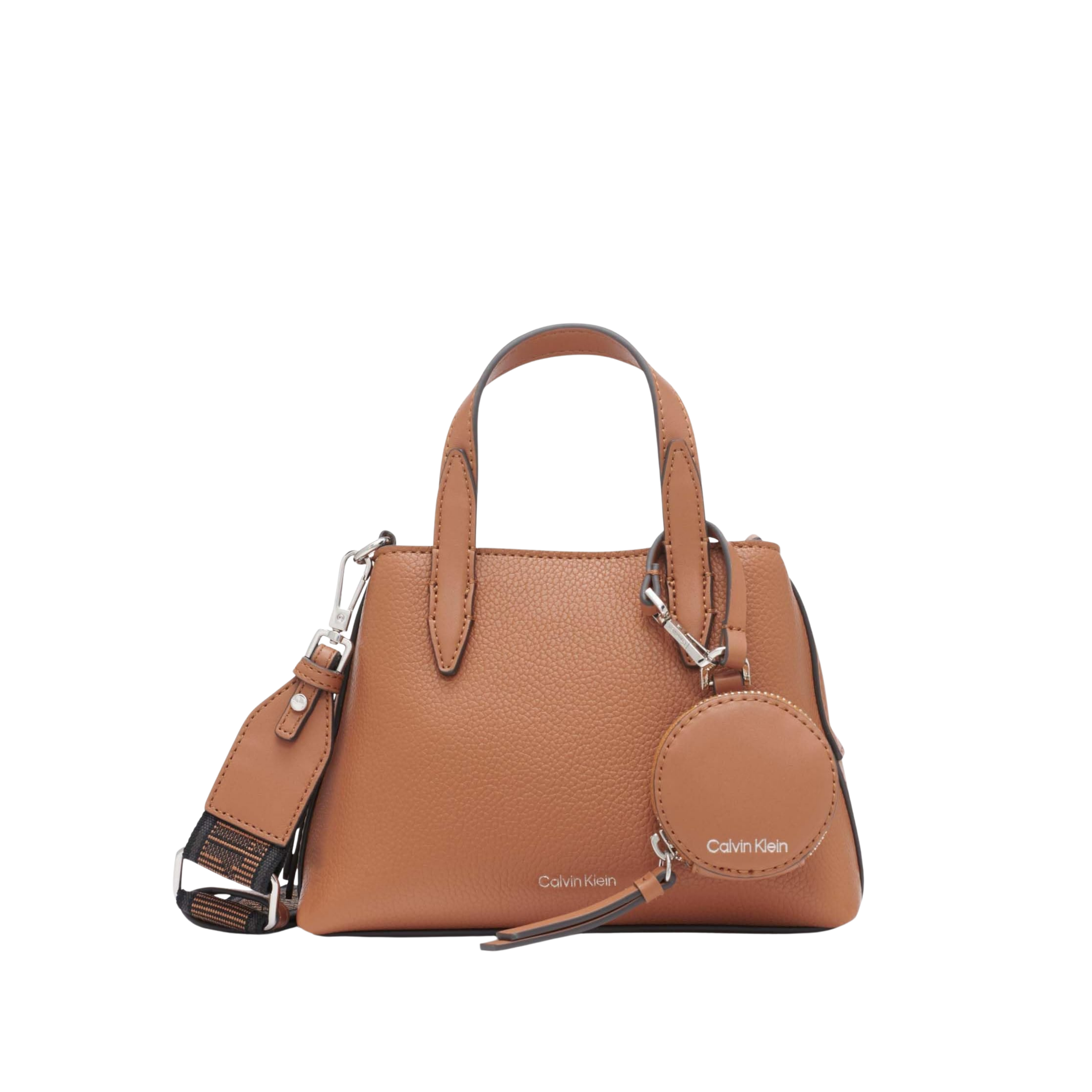 Calvin Klein Women Millie 2 In 1 Mini Satchel Crossbody Bag - Caramel