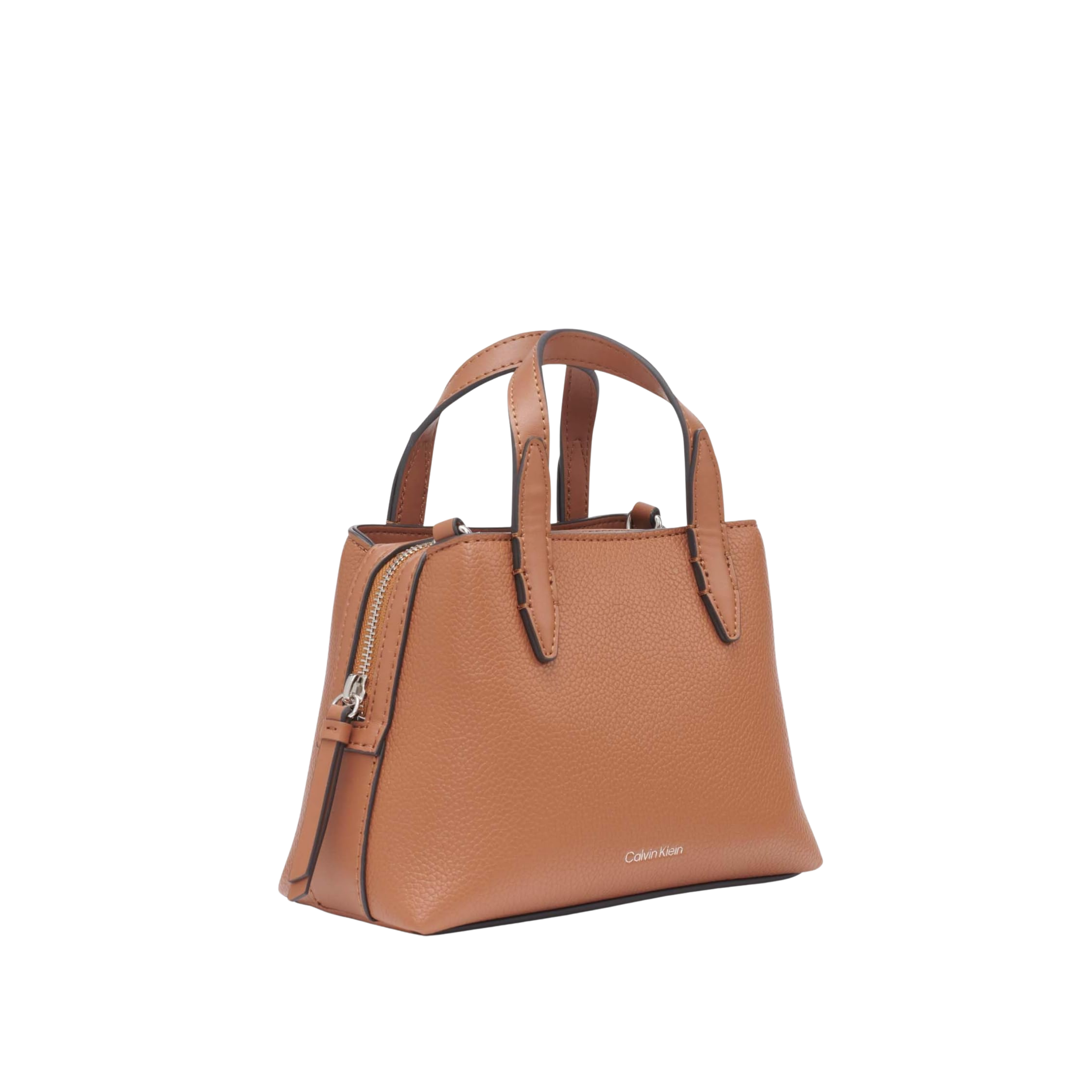 Calvin Klein Women Millie 2 In 1 Mini Satchel Crossbody Bag - Caramel