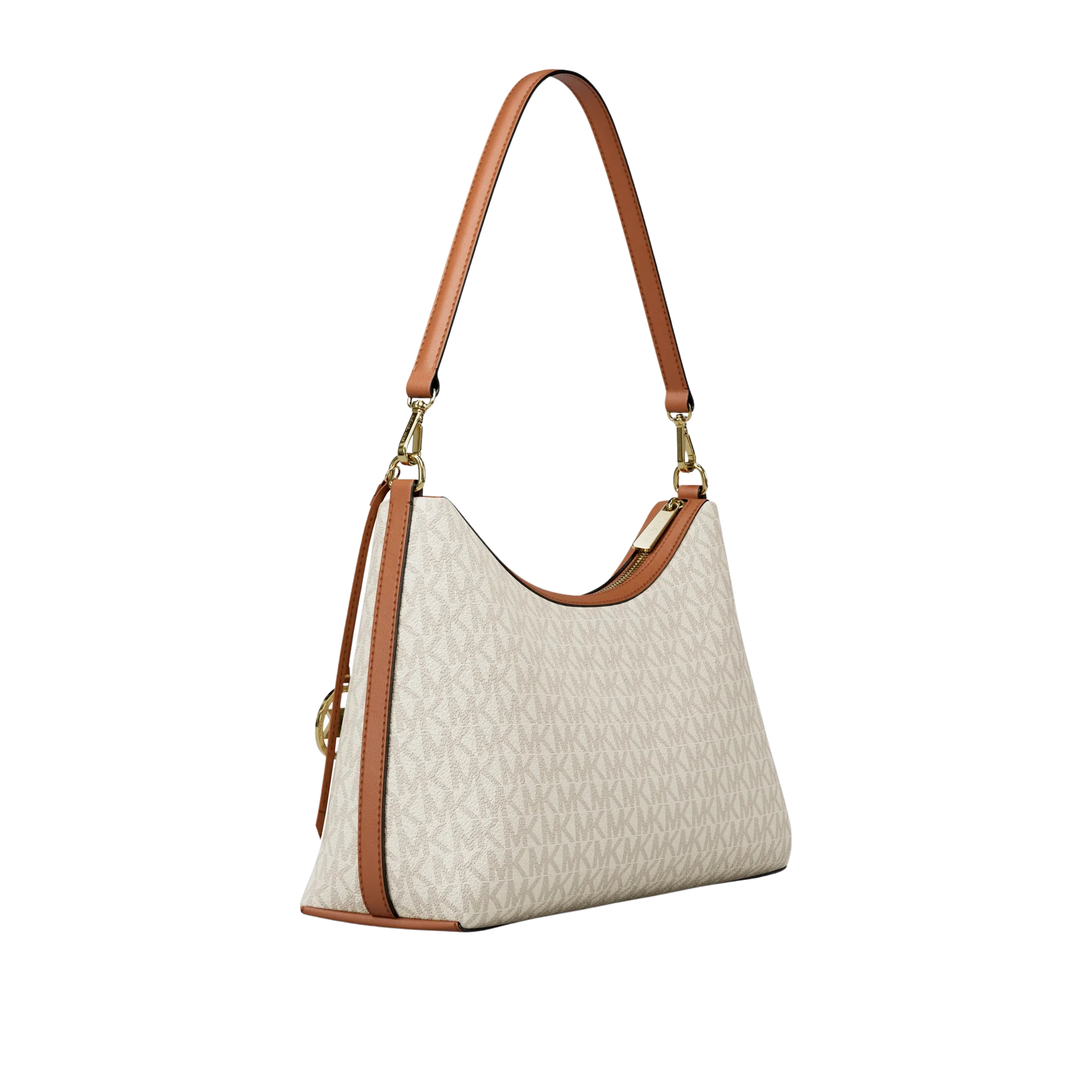 Michael Kors Women Sammy Medium Signature Logo Convertible Shoulder Bag - Vanilla