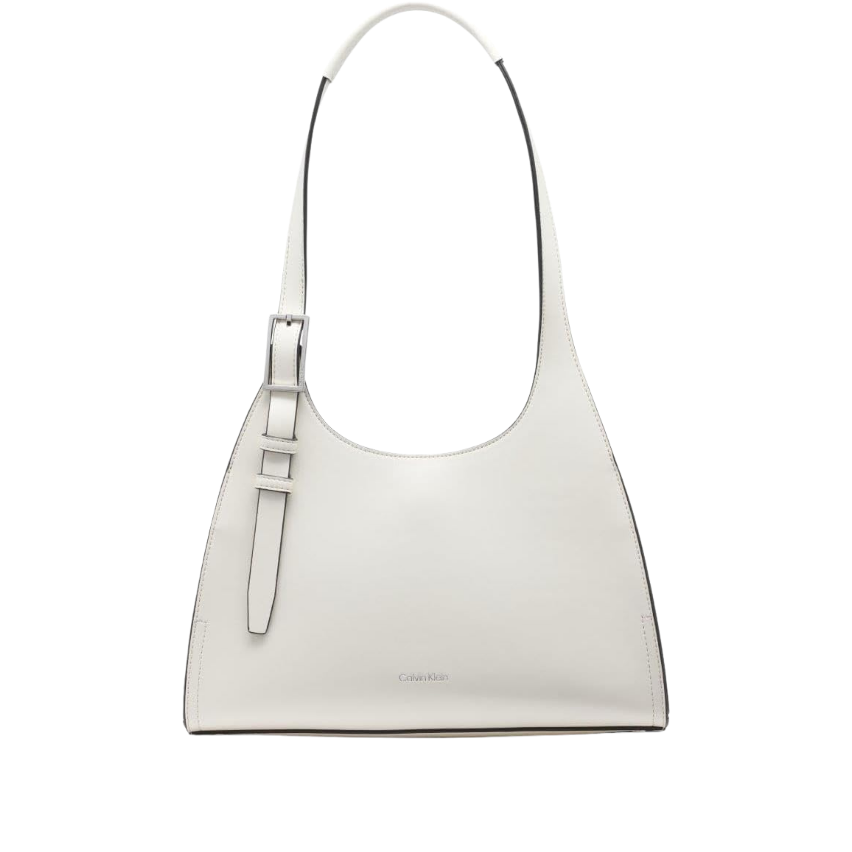 Calvin Klein Women Quill Triple Compartment Satchel Bag - Cherub White