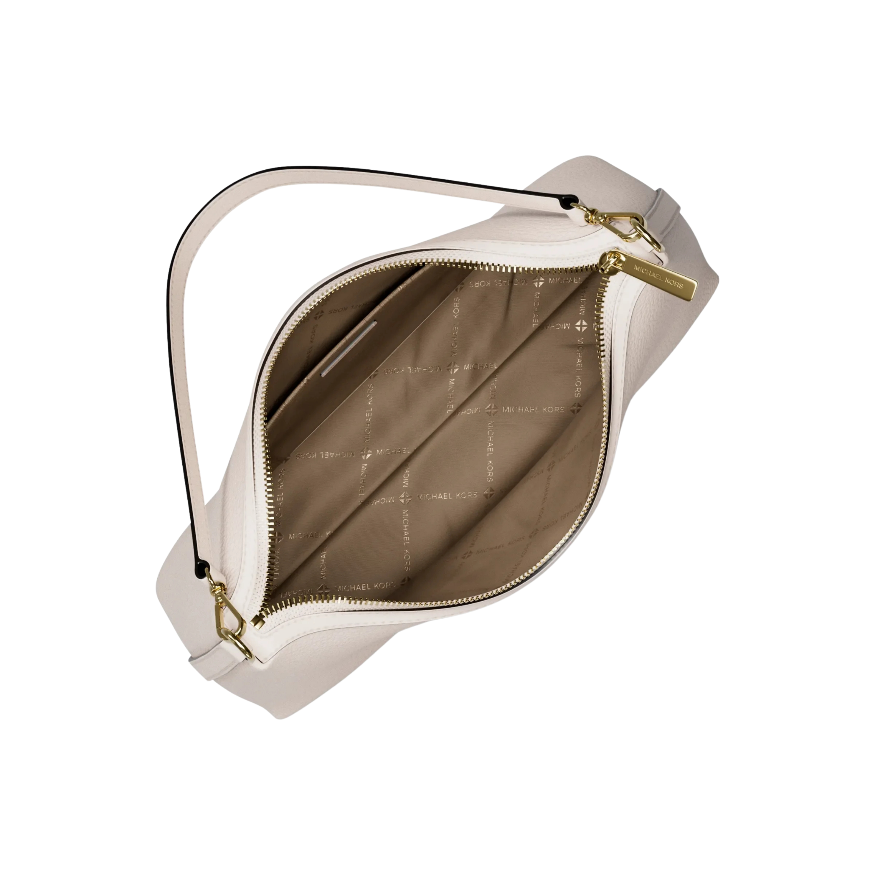 Michael Kors Women Sammy Medium Pebbled Leather Convertible Shoulder Bag - Lt Cream
