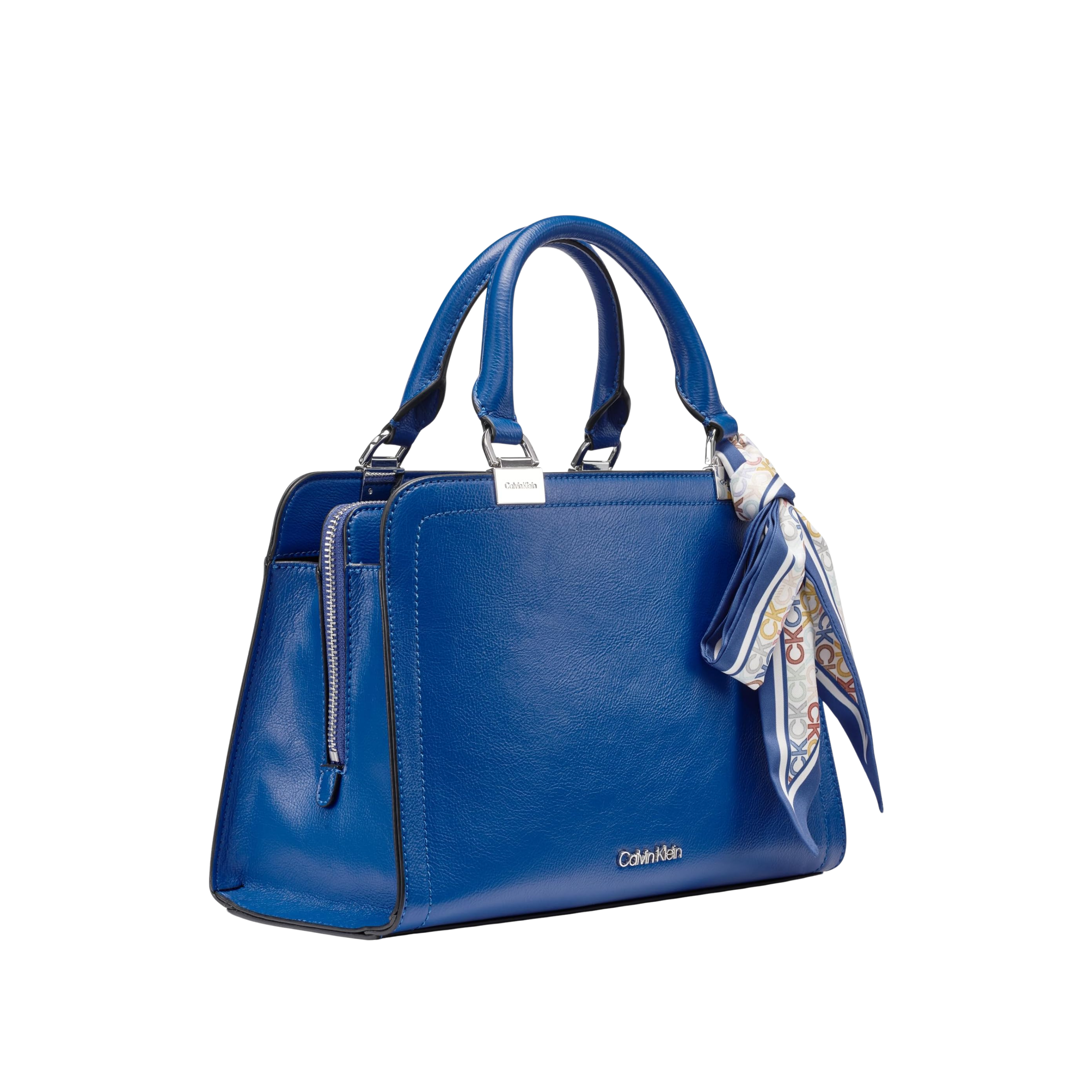 Calvin Klein Women Azalea Triple Compartment Satchel Bag - Atomic Blue
