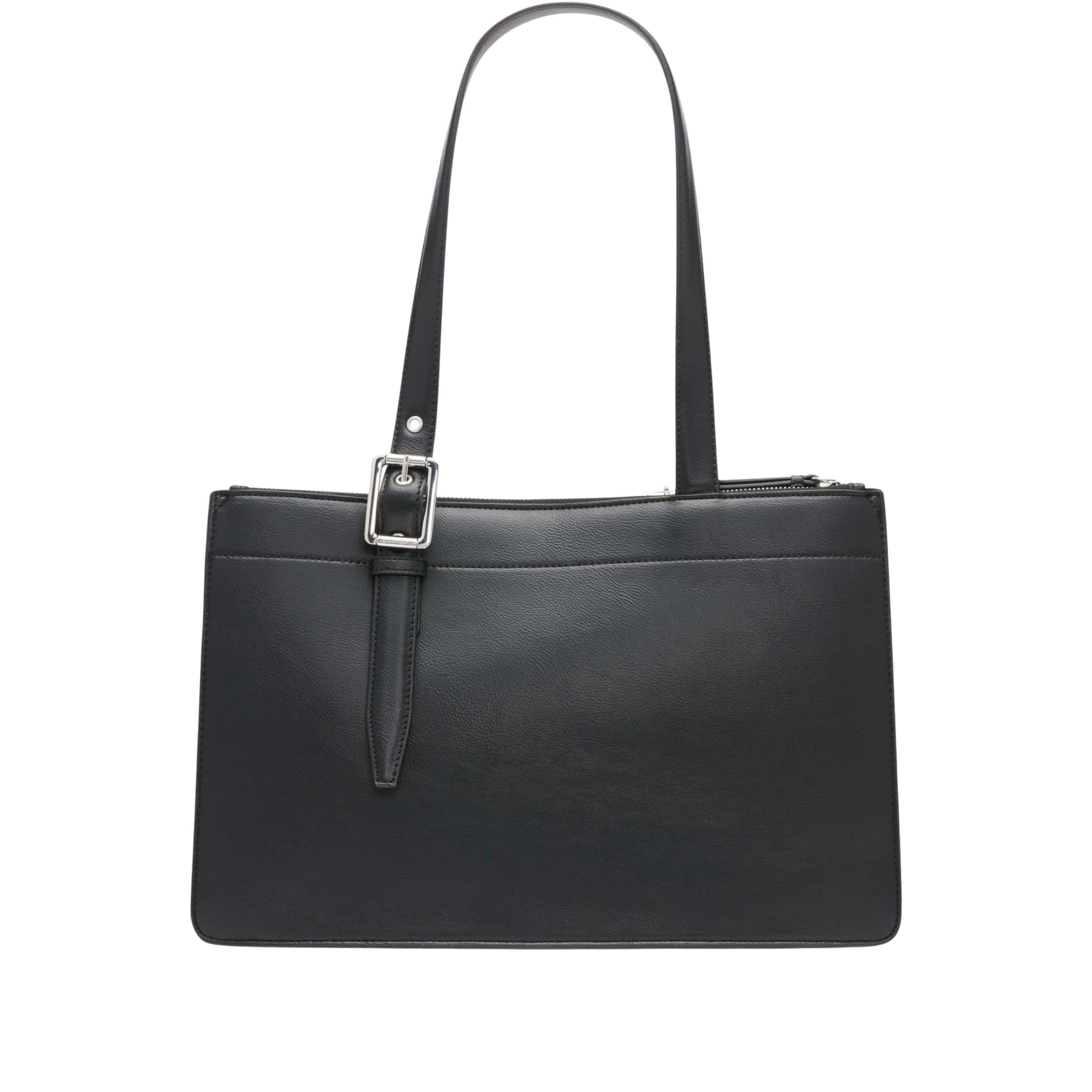 Calvin Klein Women Havana Novelty Organizational Tote Bag - Black Silver Solid