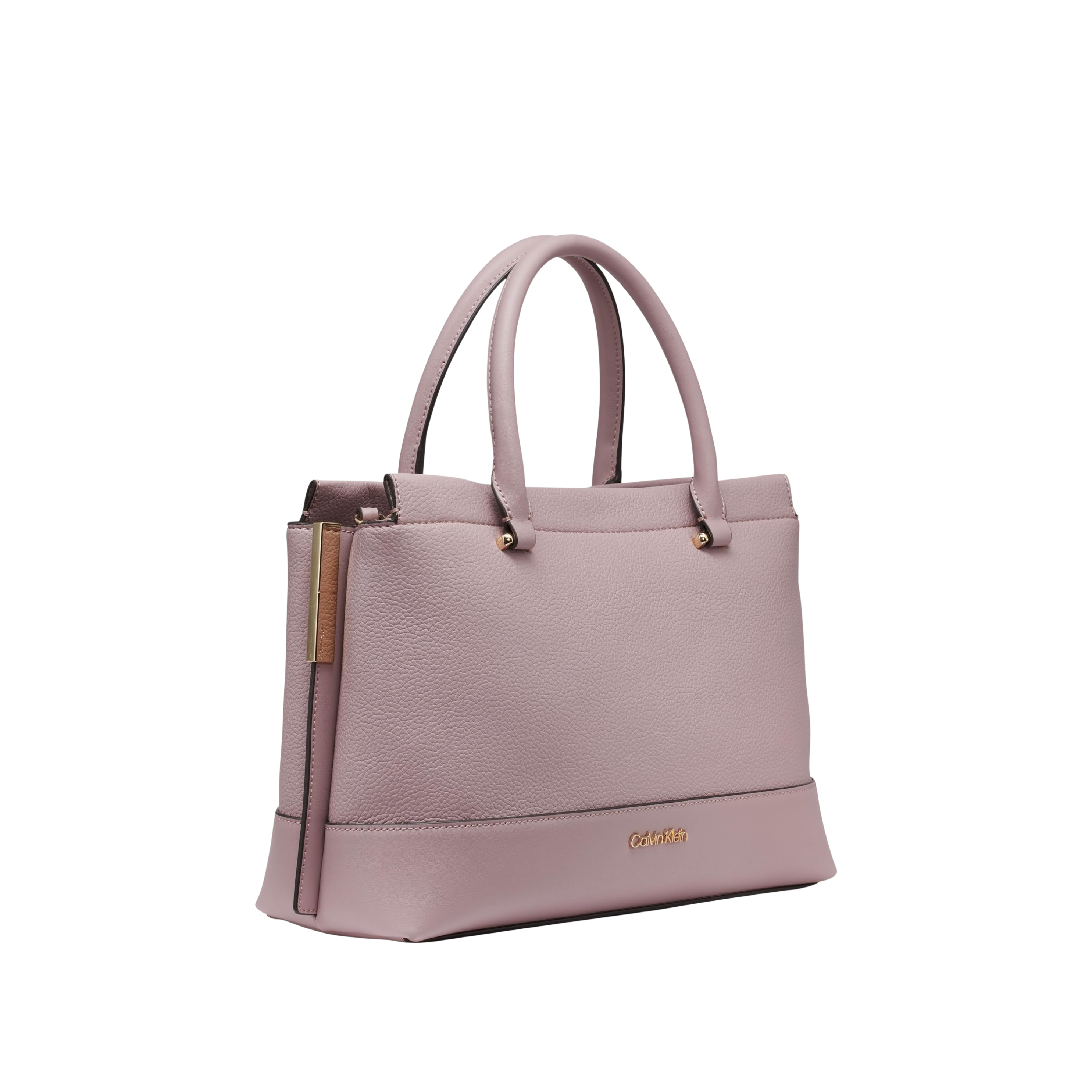 Calvin Klein Women Bianca Triple Compartment Satchel Bag - Pink Thistle
