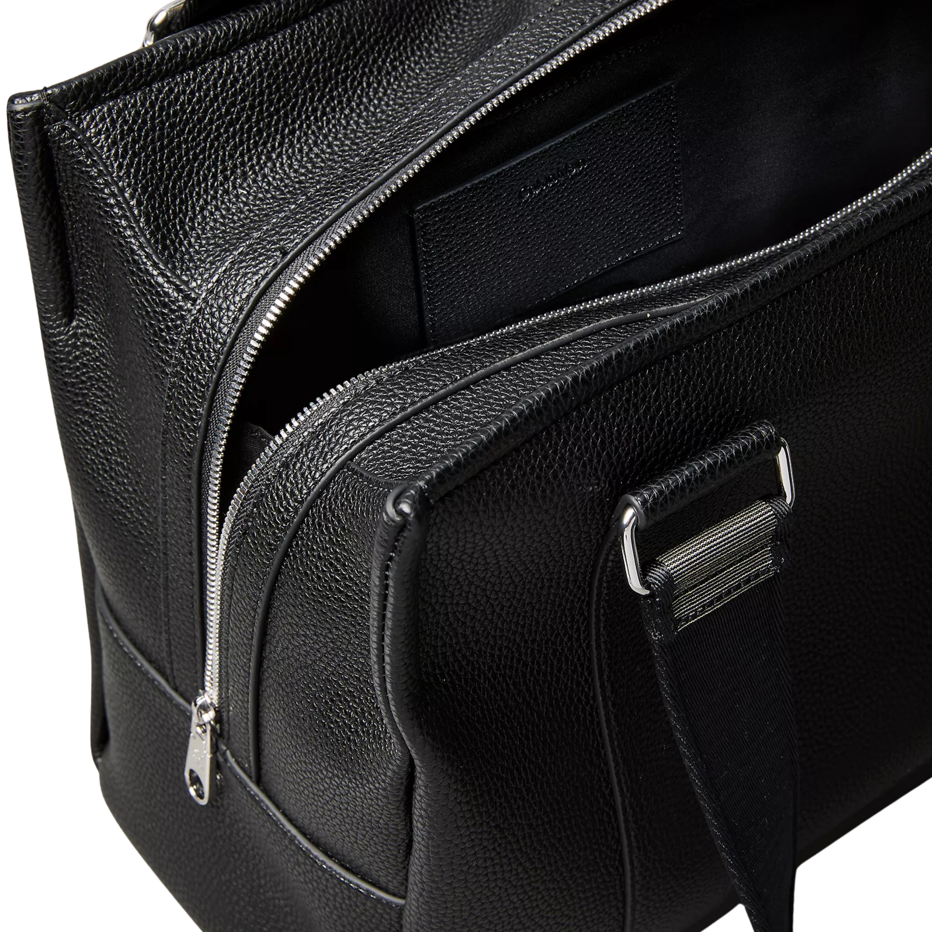 Calvin Klein Women Logo Strap Tote Bag - Black
