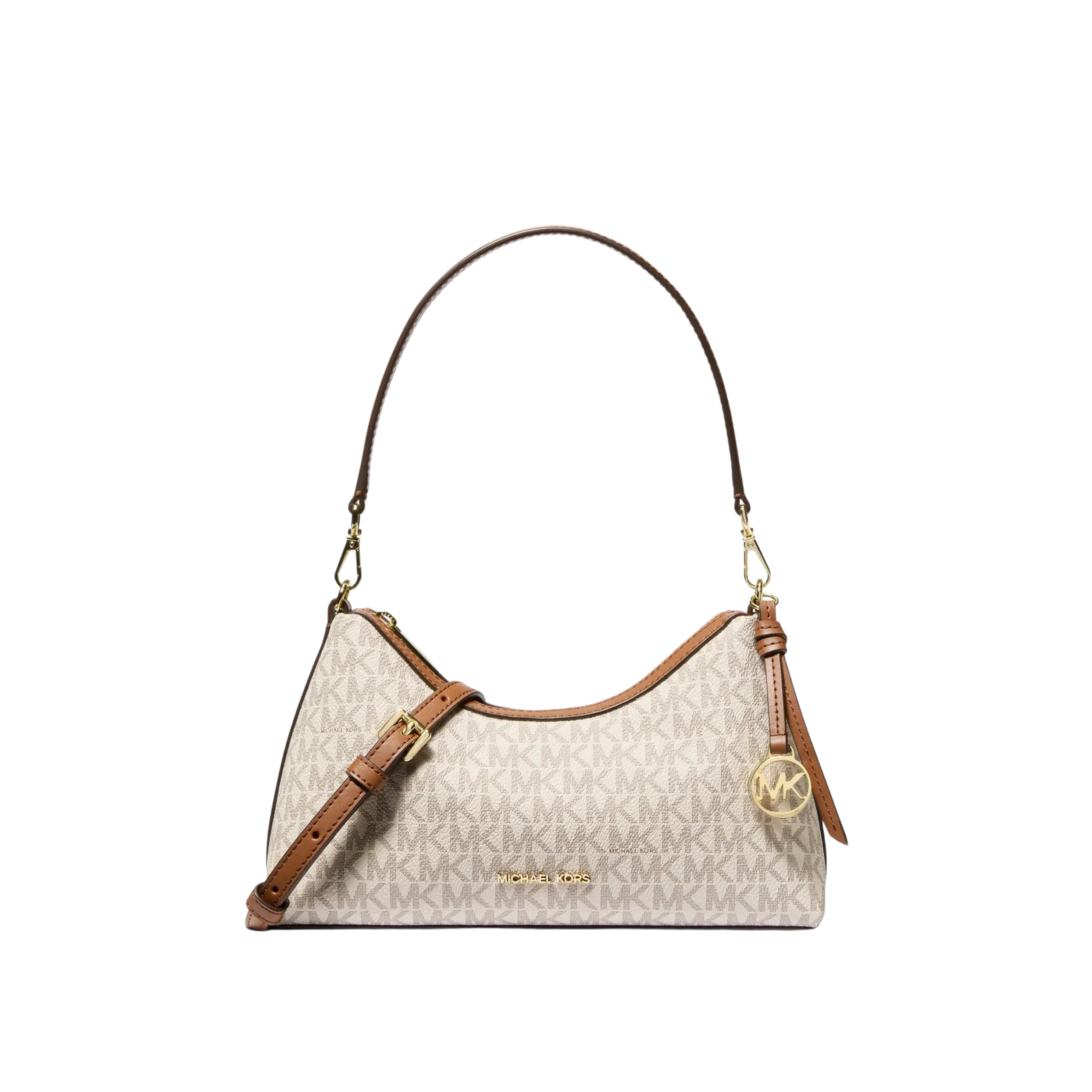 Michael Kors Women Sammy Small Signature Logo Convertible Crossbody Bag - Vanilla