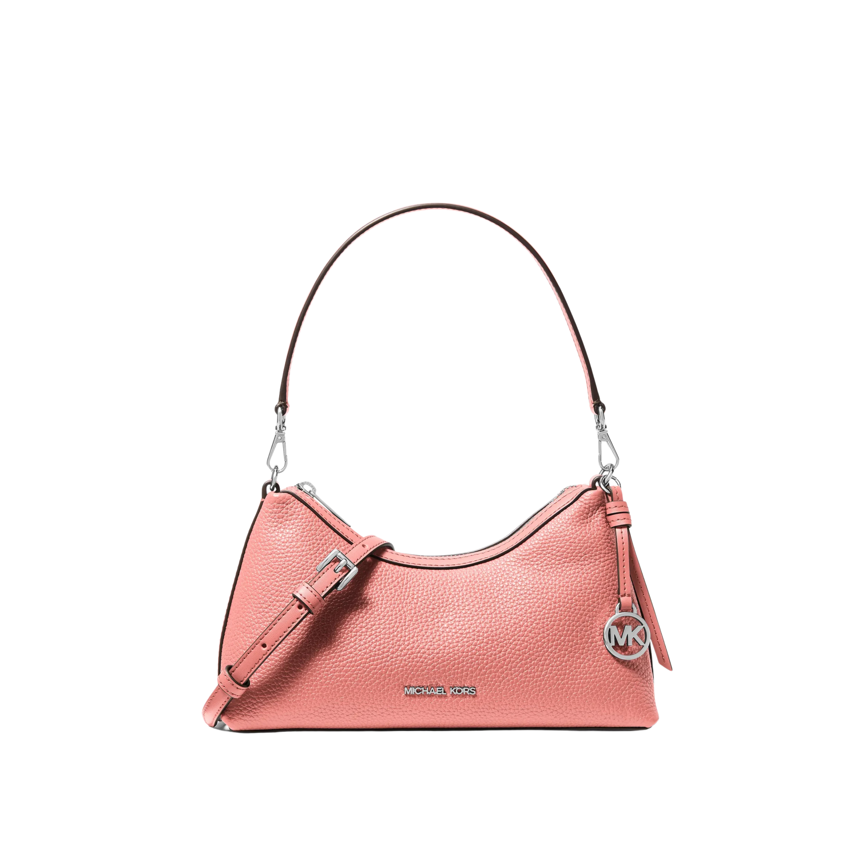 Michael Kors Women Sammy Small Pebbled Leather Convertible Crossbody Bag - Sunset Rose