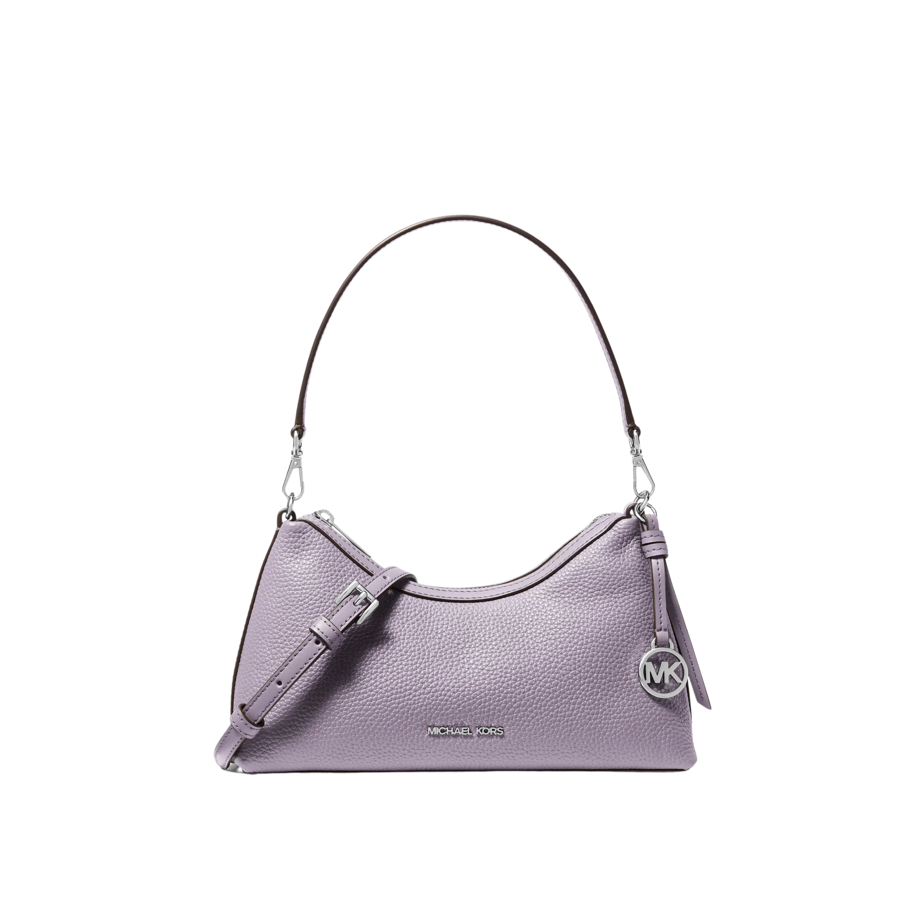 Michael Kors Women Sammy Small Pebbled Leather Convertible Crossbody Bag - Lilac