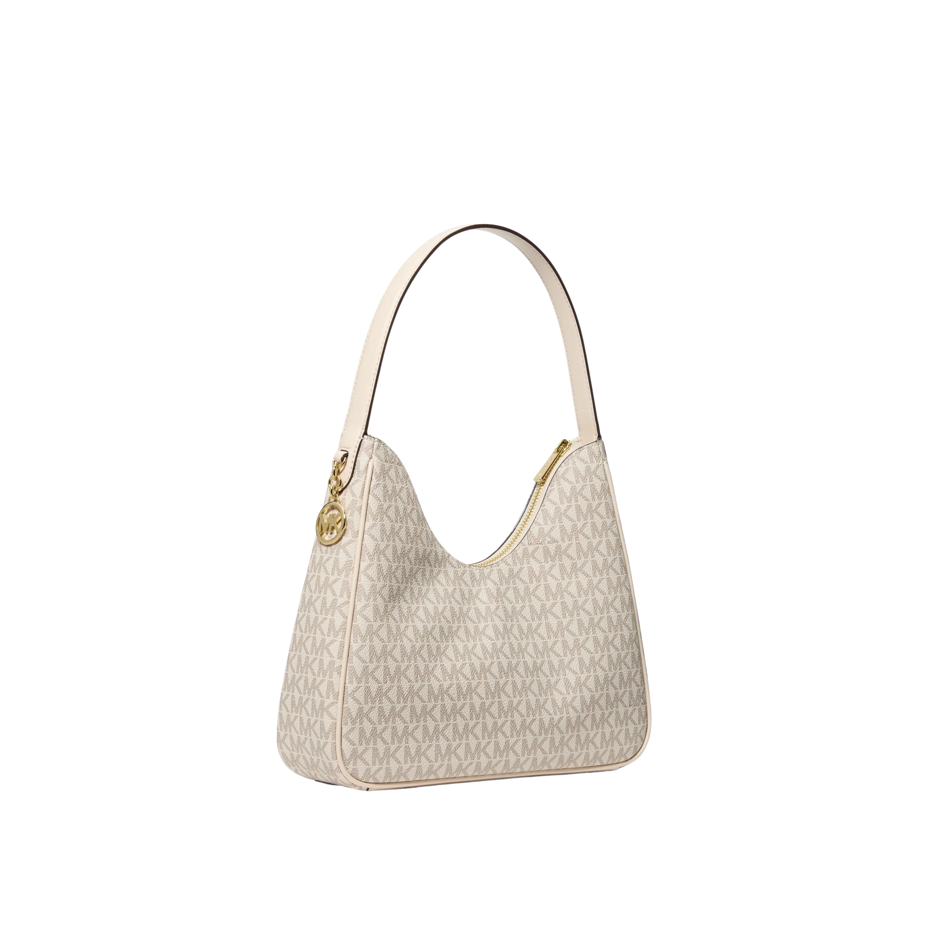 Michael Kors Women Nayla Small Signature Logo Hobo Shoulder Bag - Lt Cream Multi