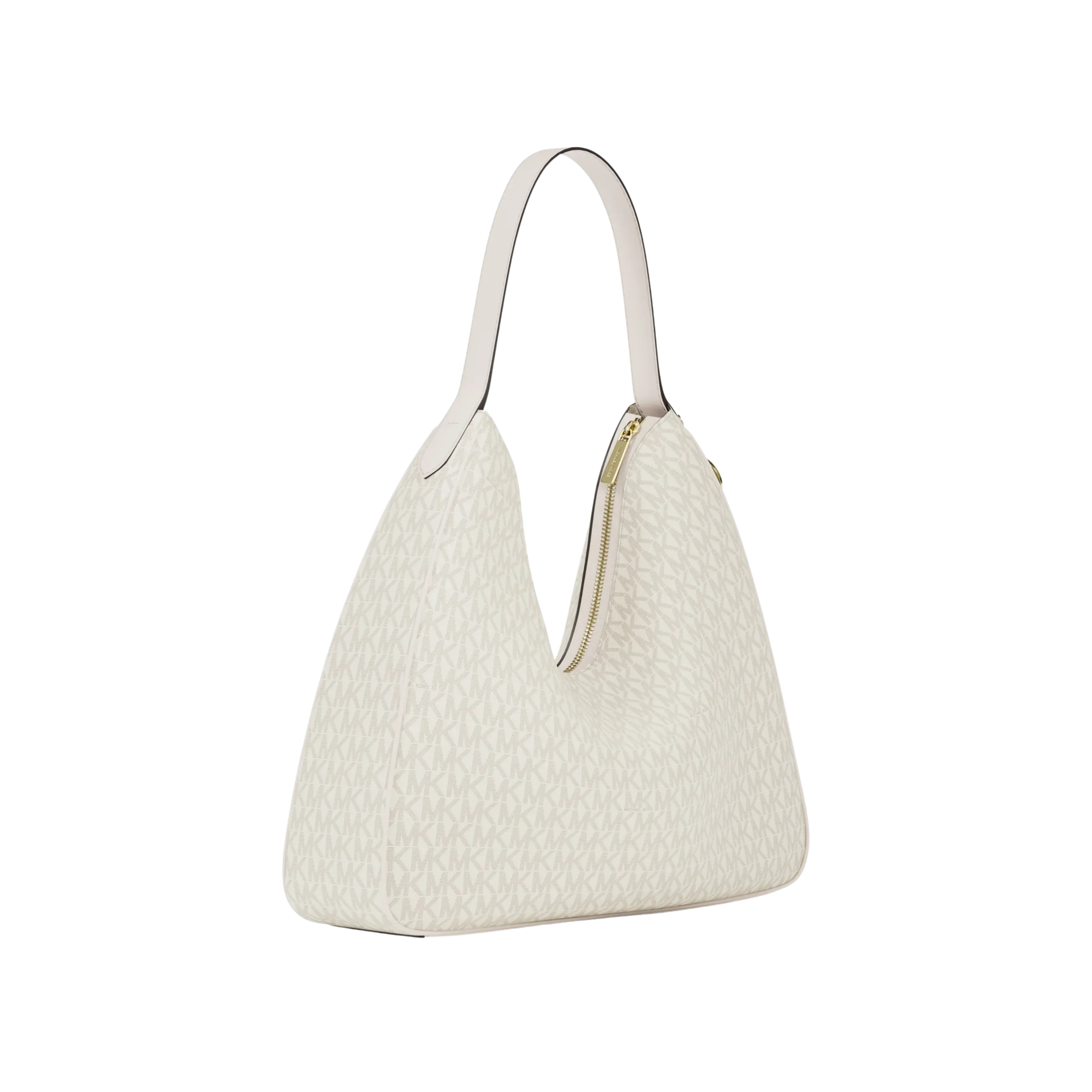 Michael Kors Women Nayla Medium Signature Logo Shoulder Bag - Lt Cream Multi