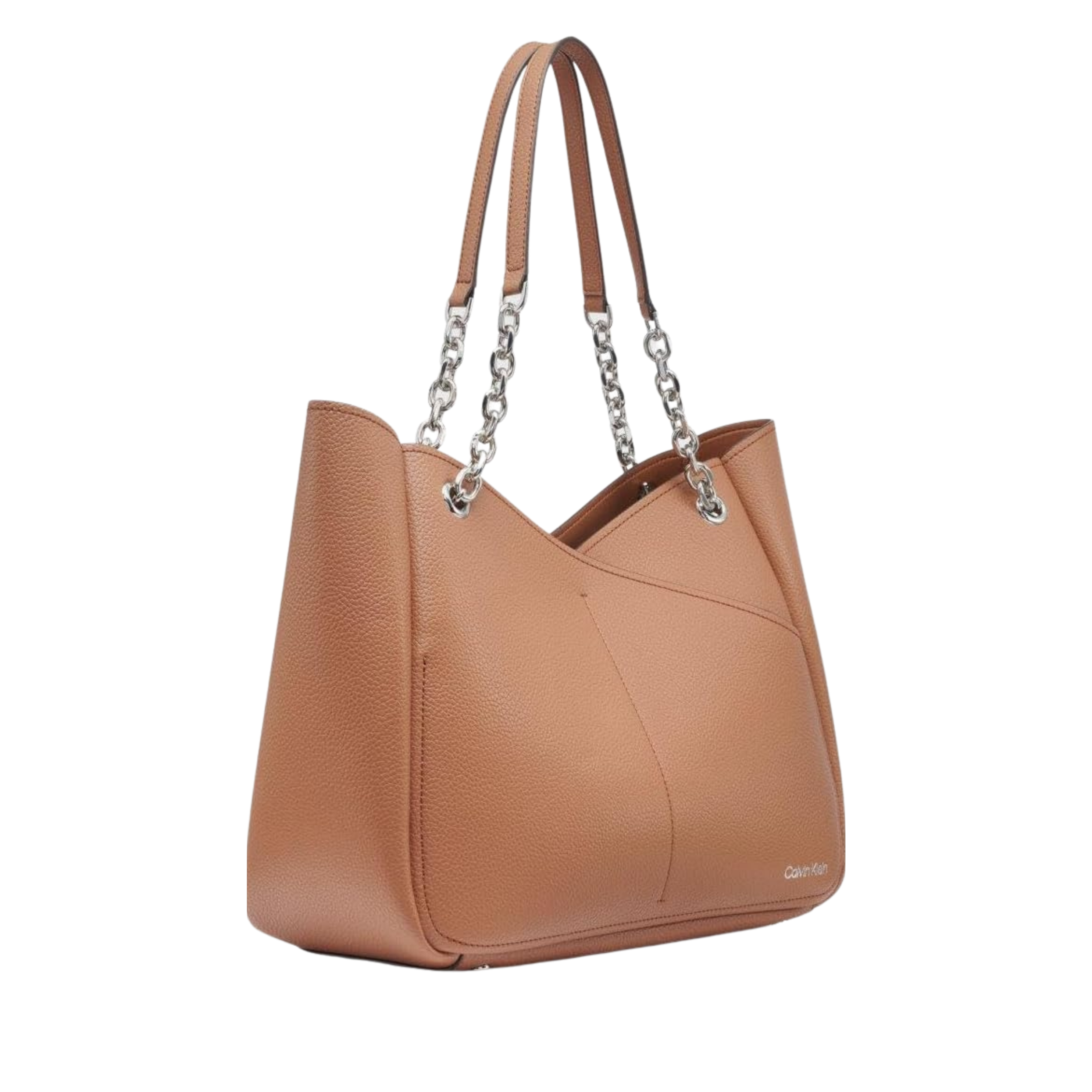 Calvin Klein Women Zoe Chain Tote Bag - Caramel