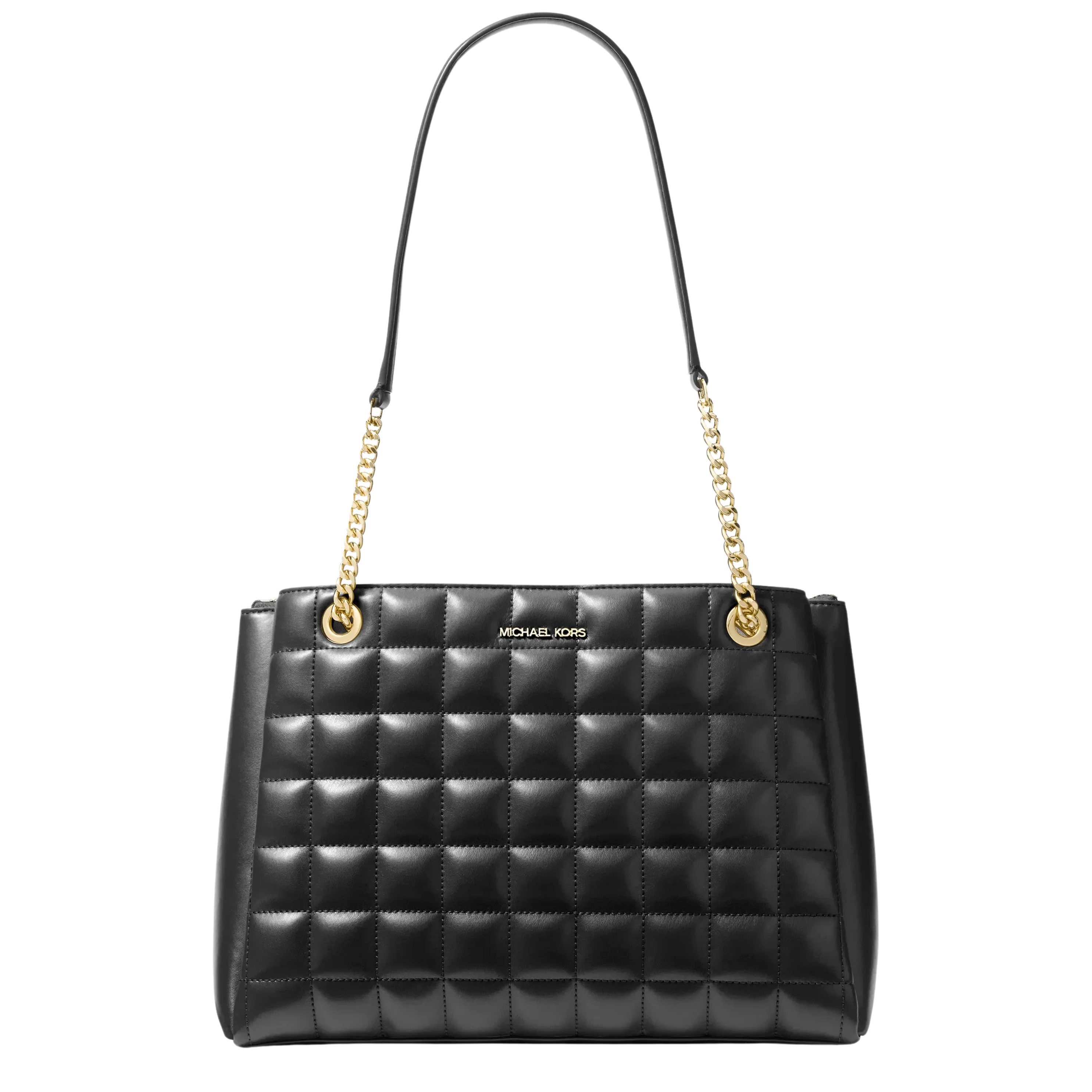 Michael Kors Women Soho Medium Quilted Tote Bag - Black