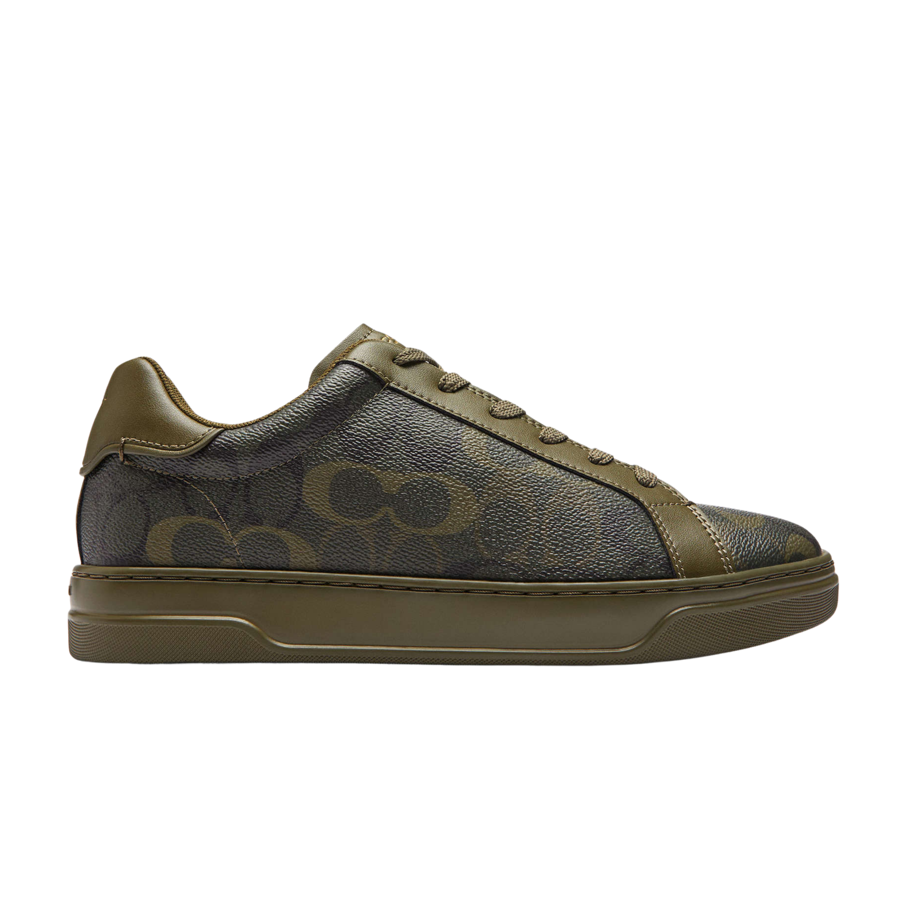 Coach Men's High Line Sneaker - Camo Olive