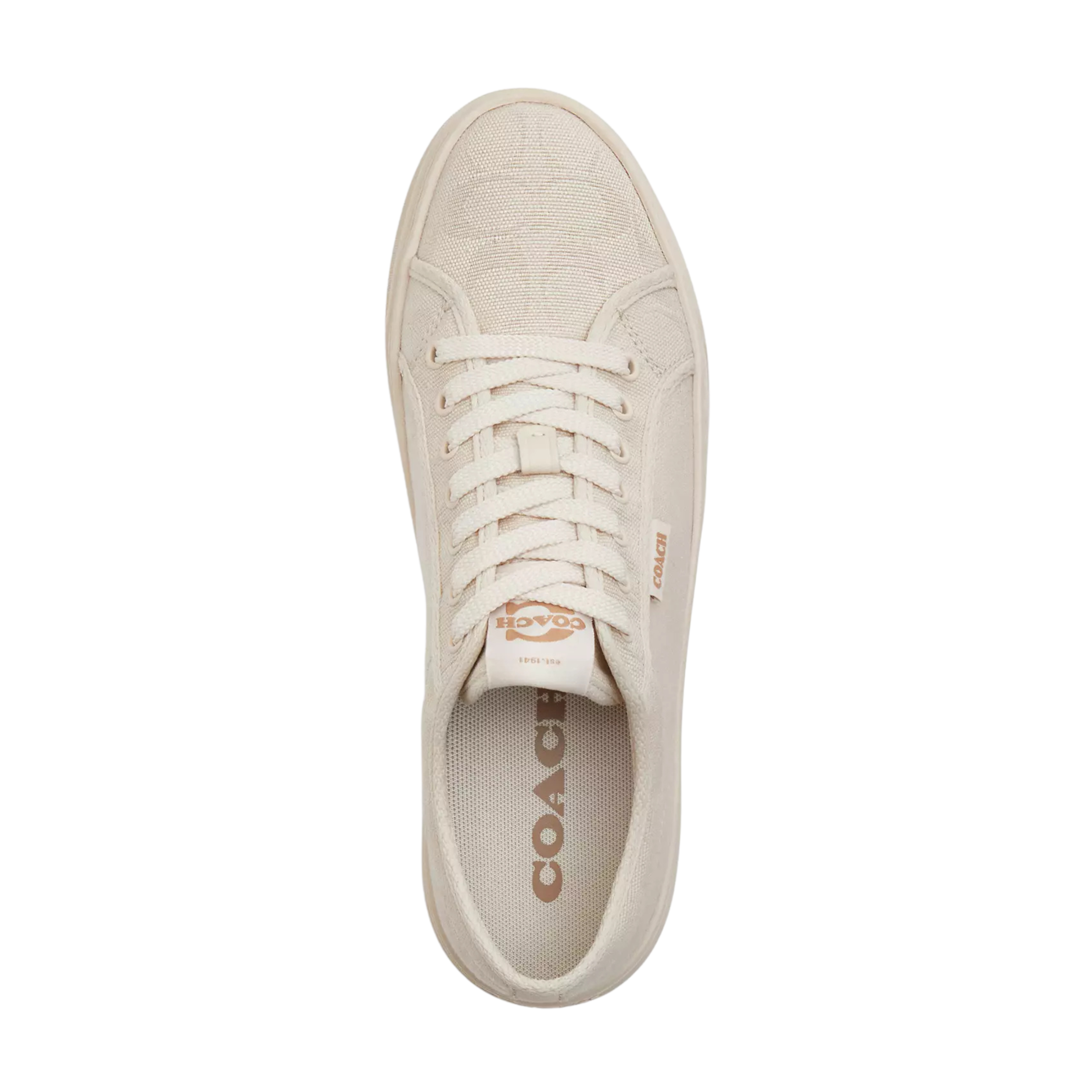 Coach Women's Canvas Sneaker - Chalk