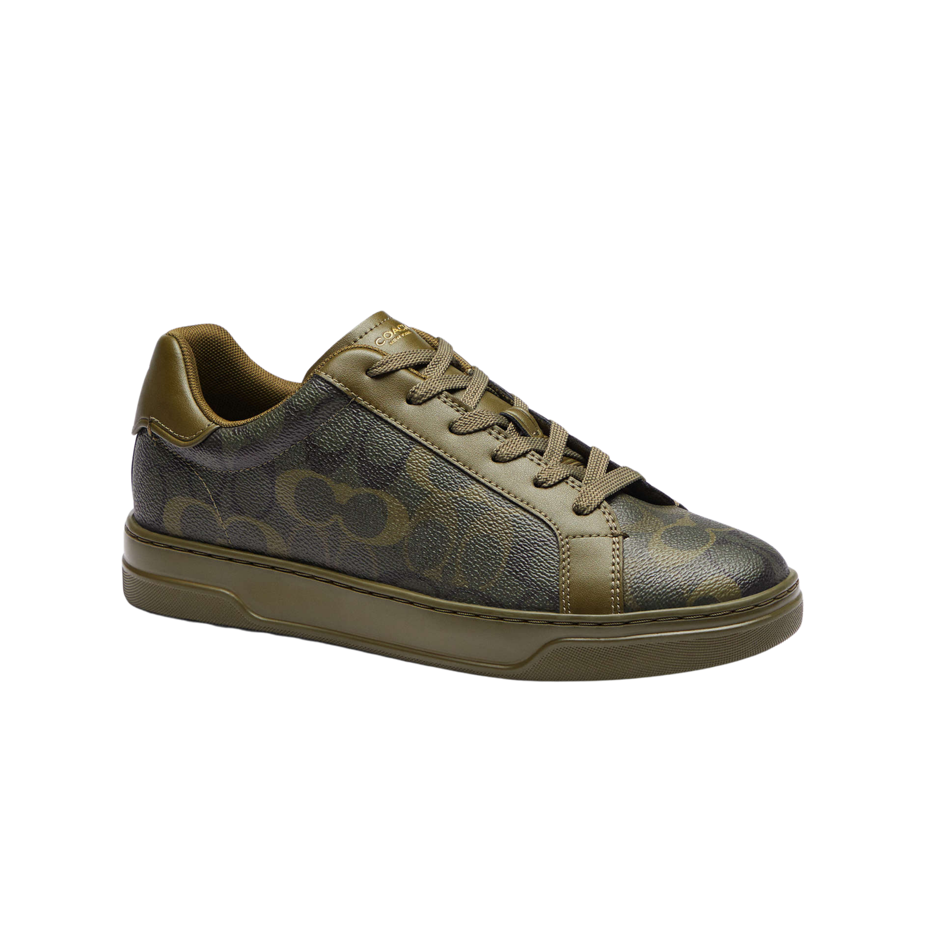 Coach Men's High Line Sneaker - Camo Olive