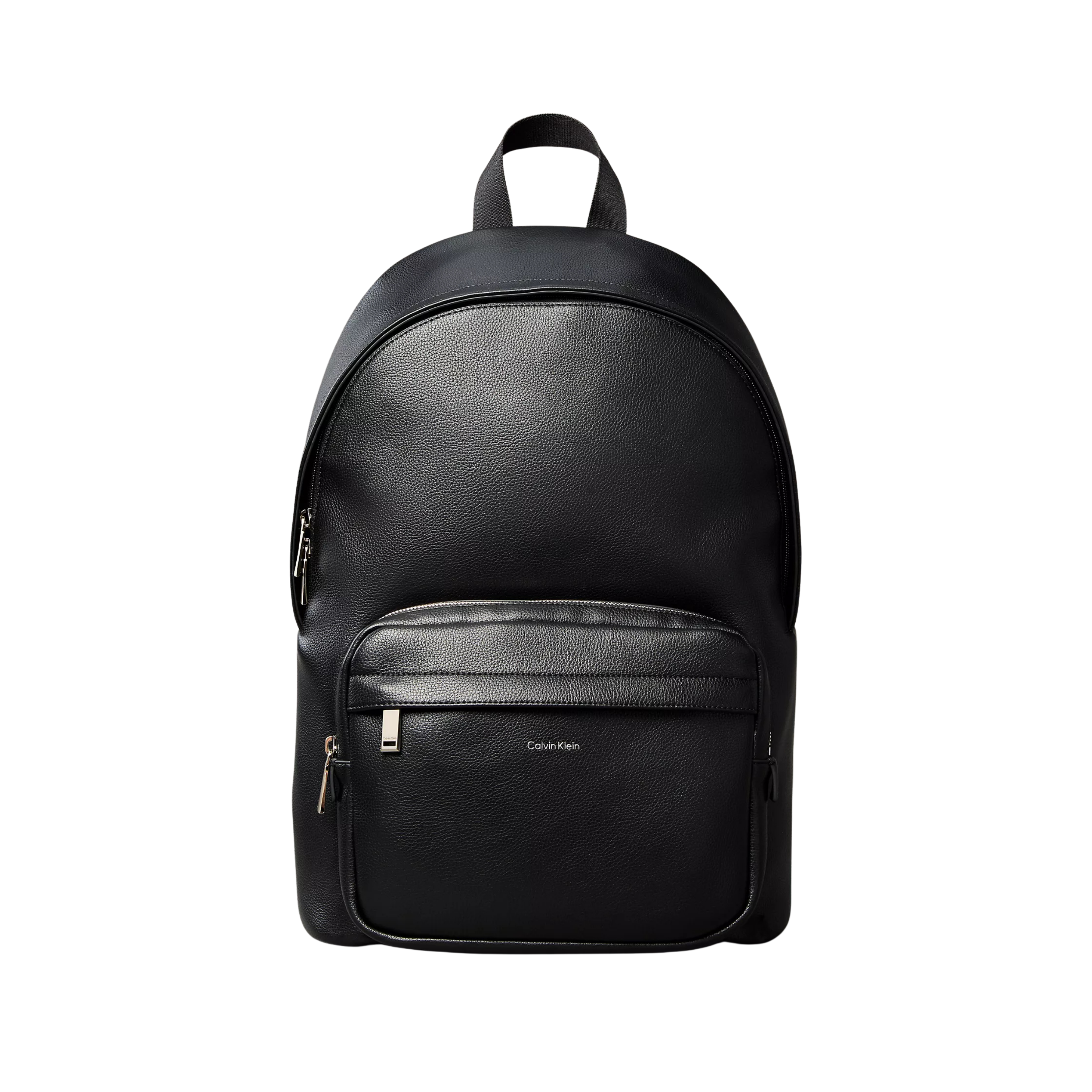 Calvin Klein Men Raised Logo Round Backpack - Black