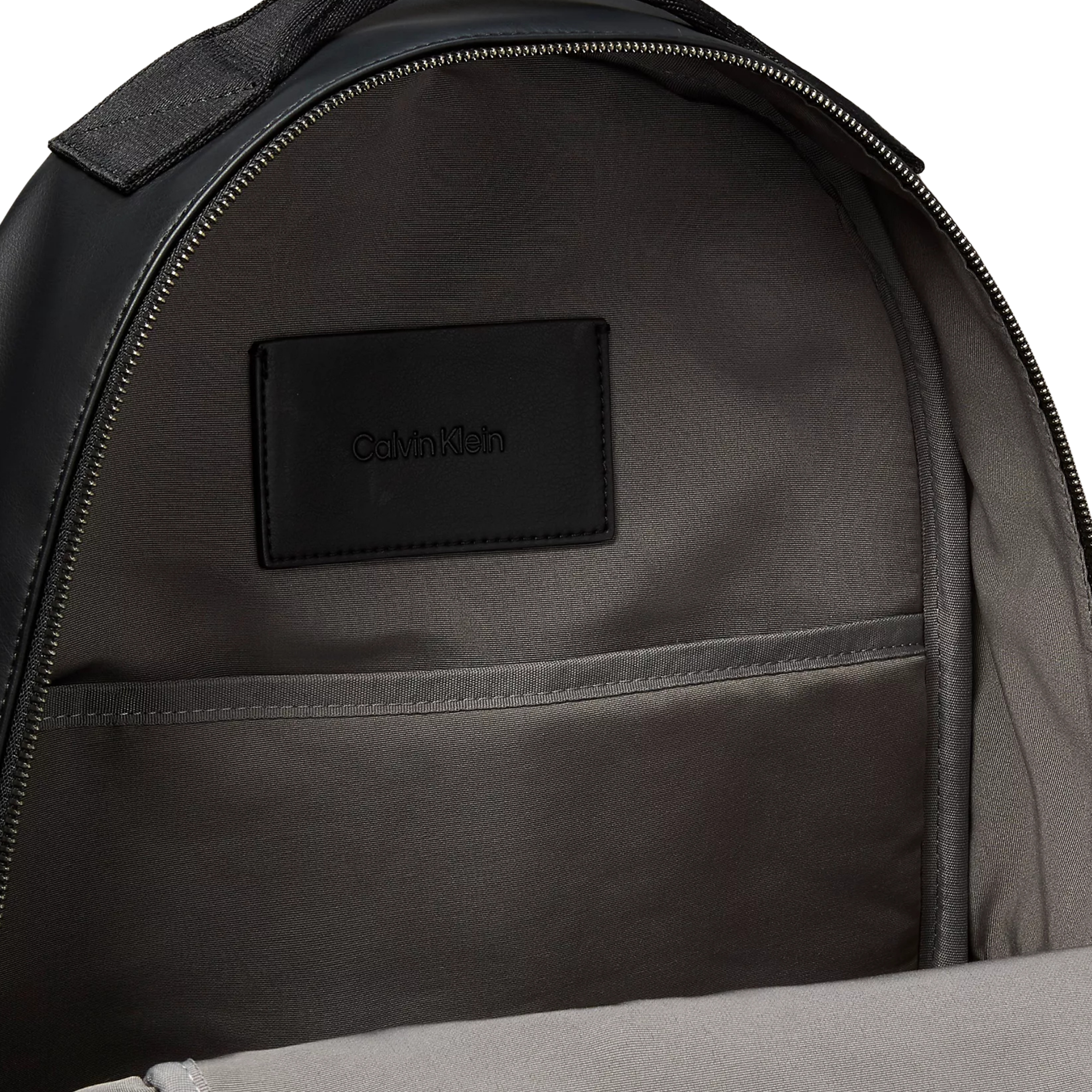 Calvin Klein Men Embossed Monogram Backpack - Black