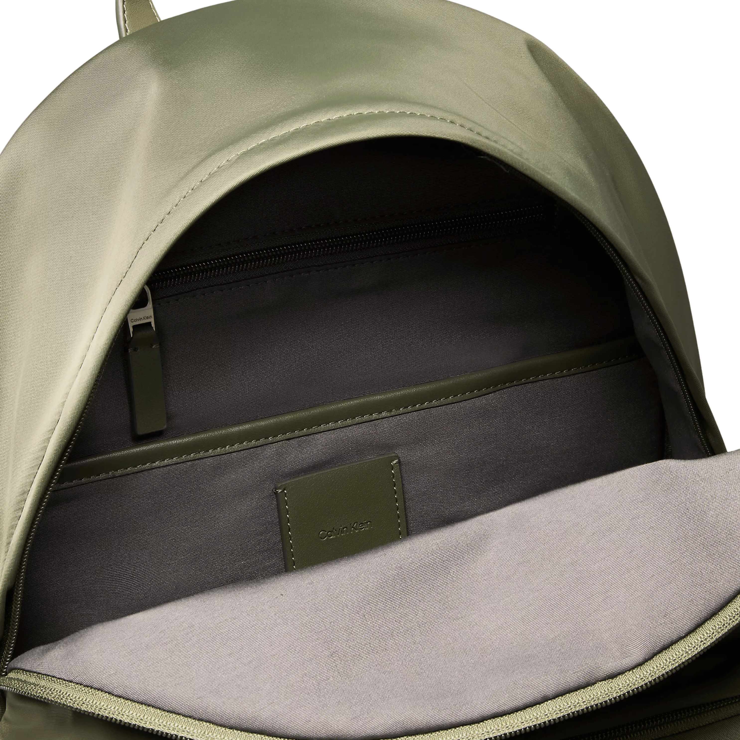 Calvin Klein Men Matte Nylon Backpack - Deep Lichen Green