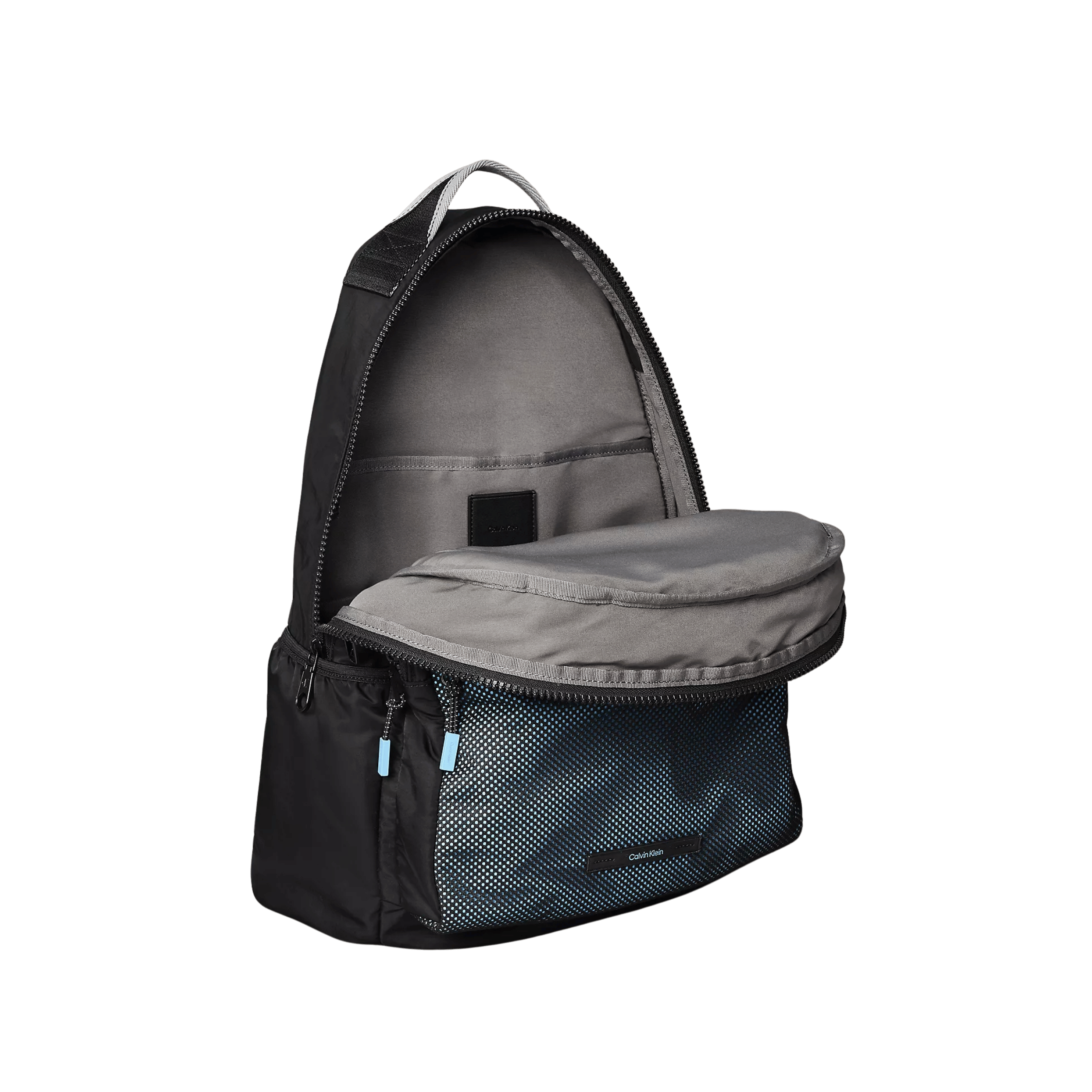 Calvin Klein Men Mesh Front Round Backpack - Black