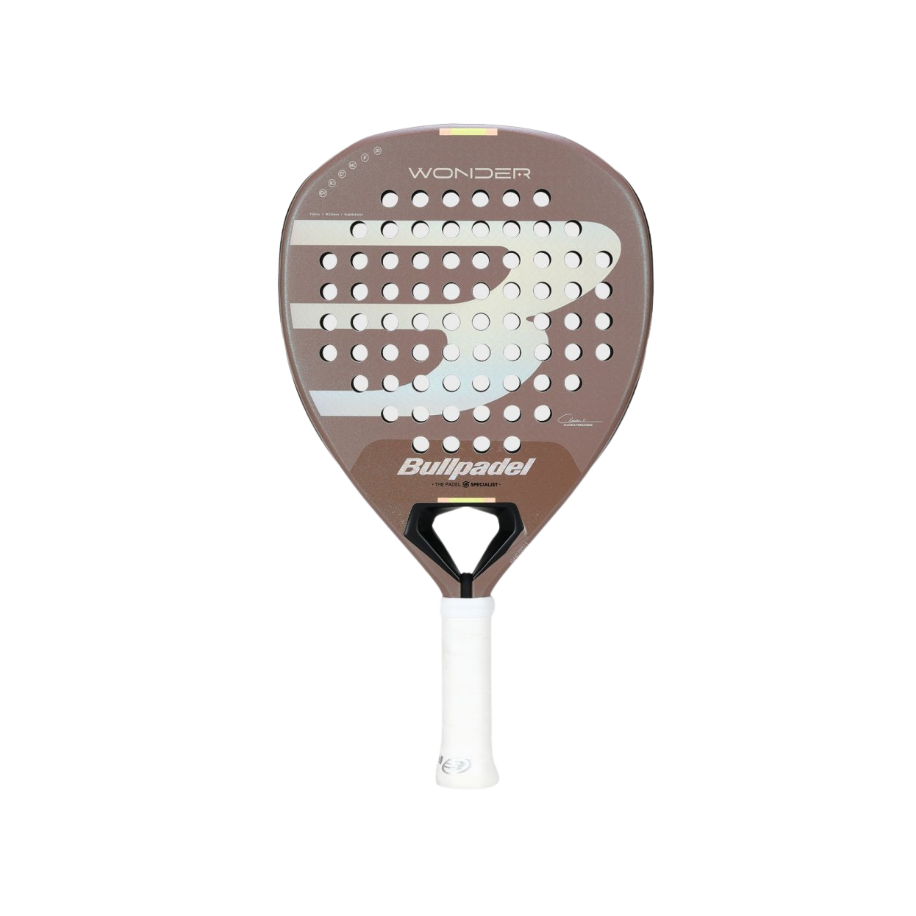 Bullpadel Wonder 2026 Padel Racket - Brown White