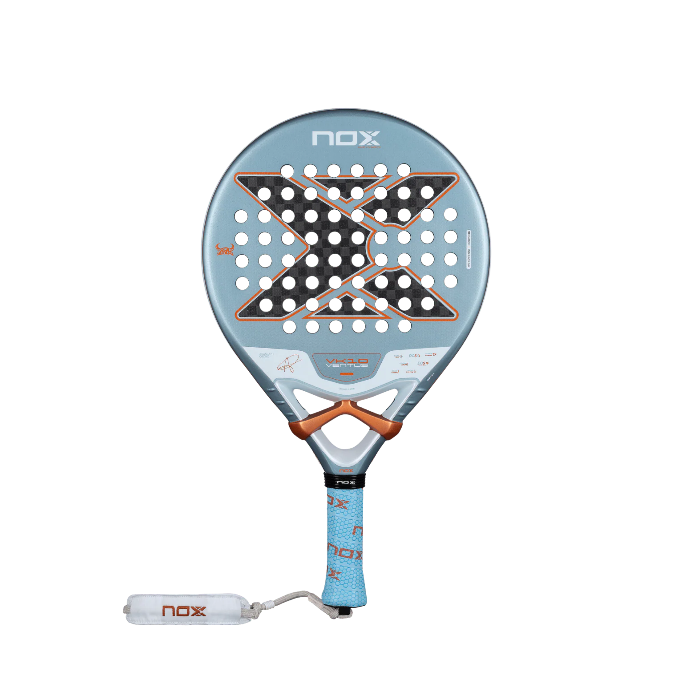 Nox VK10 Ventus Control 12K Padel Racket- Blue