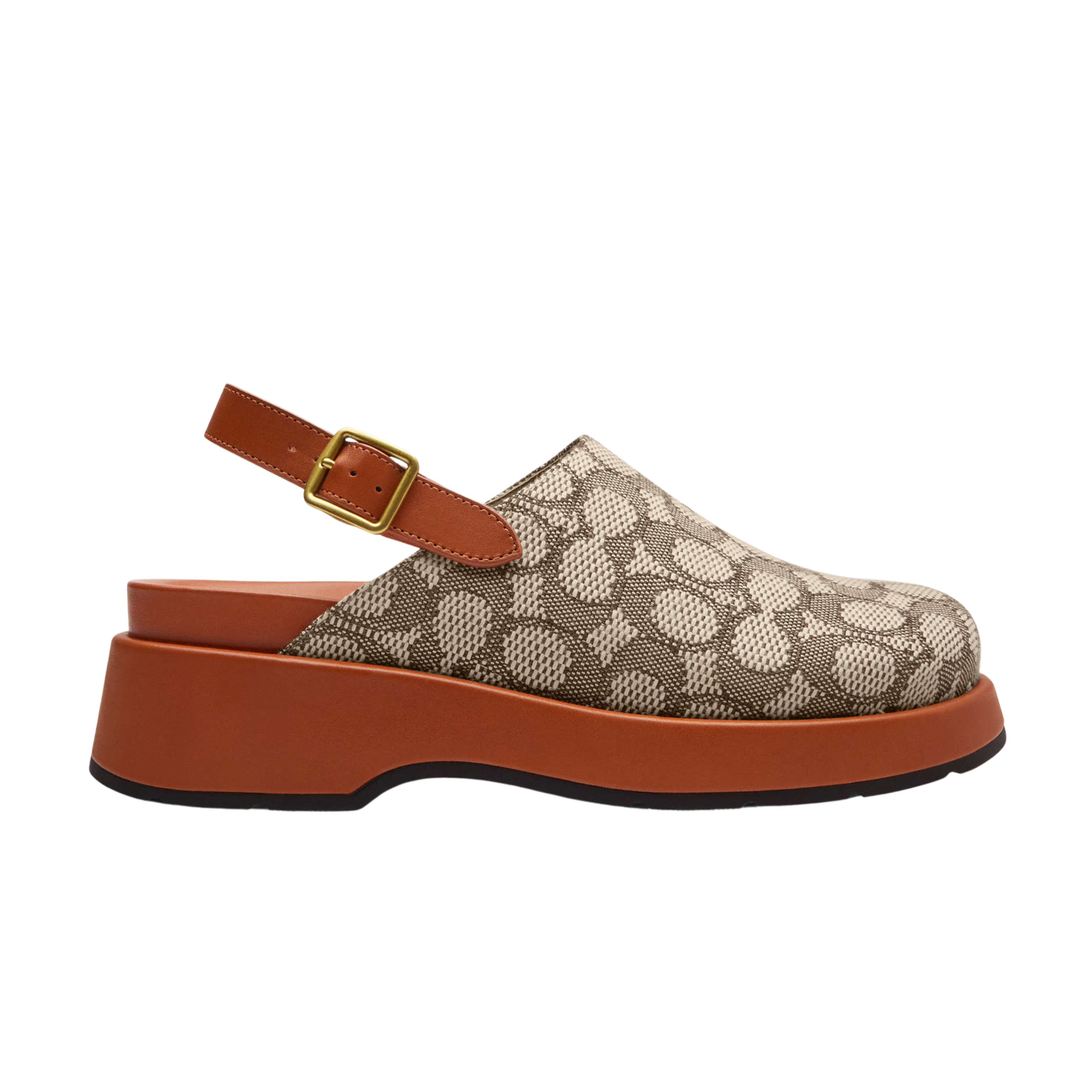 Coach Women's Sculpted C Platform Clog - Burnished Amber