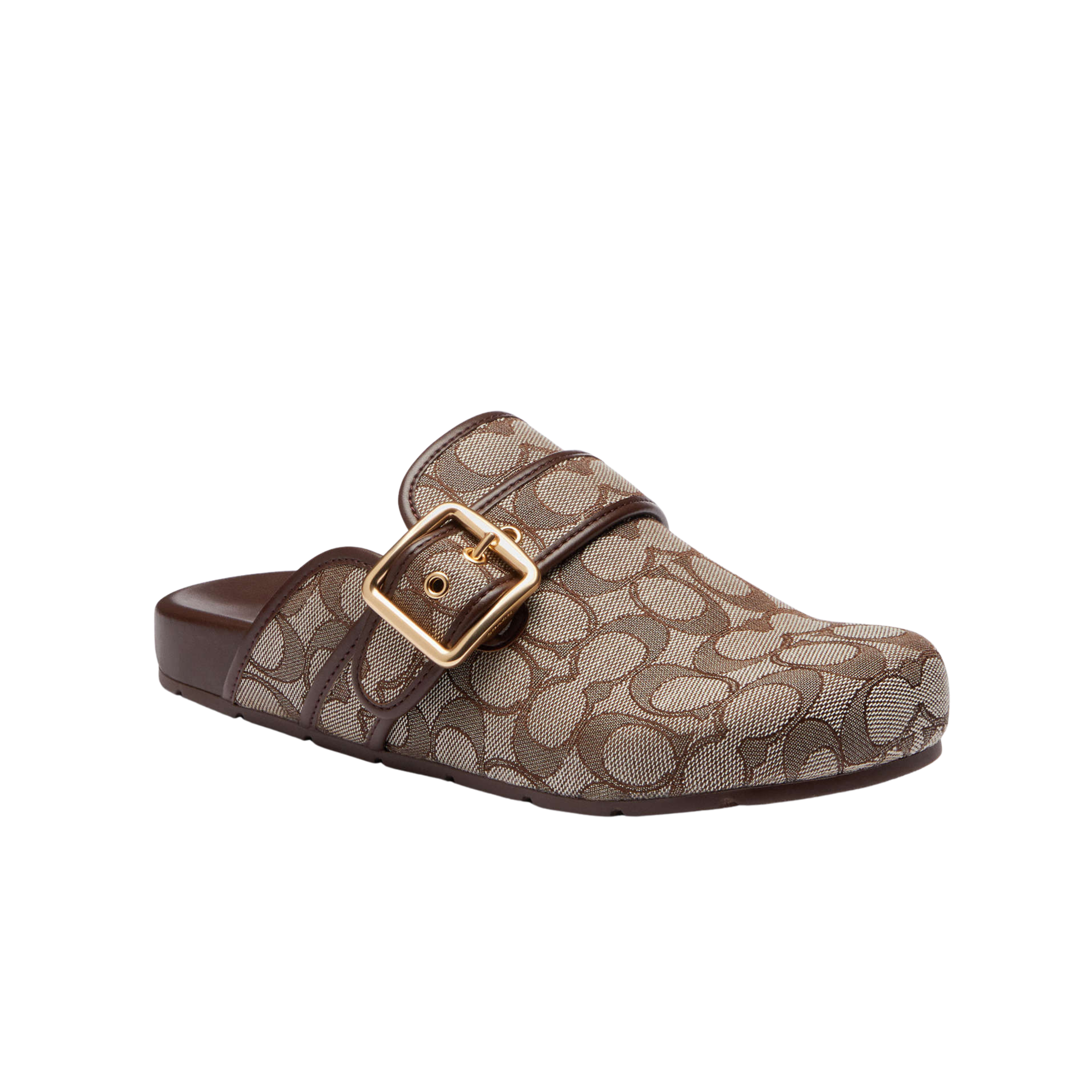 Coach Women's Archival Buckle Clog  - Oak Maple