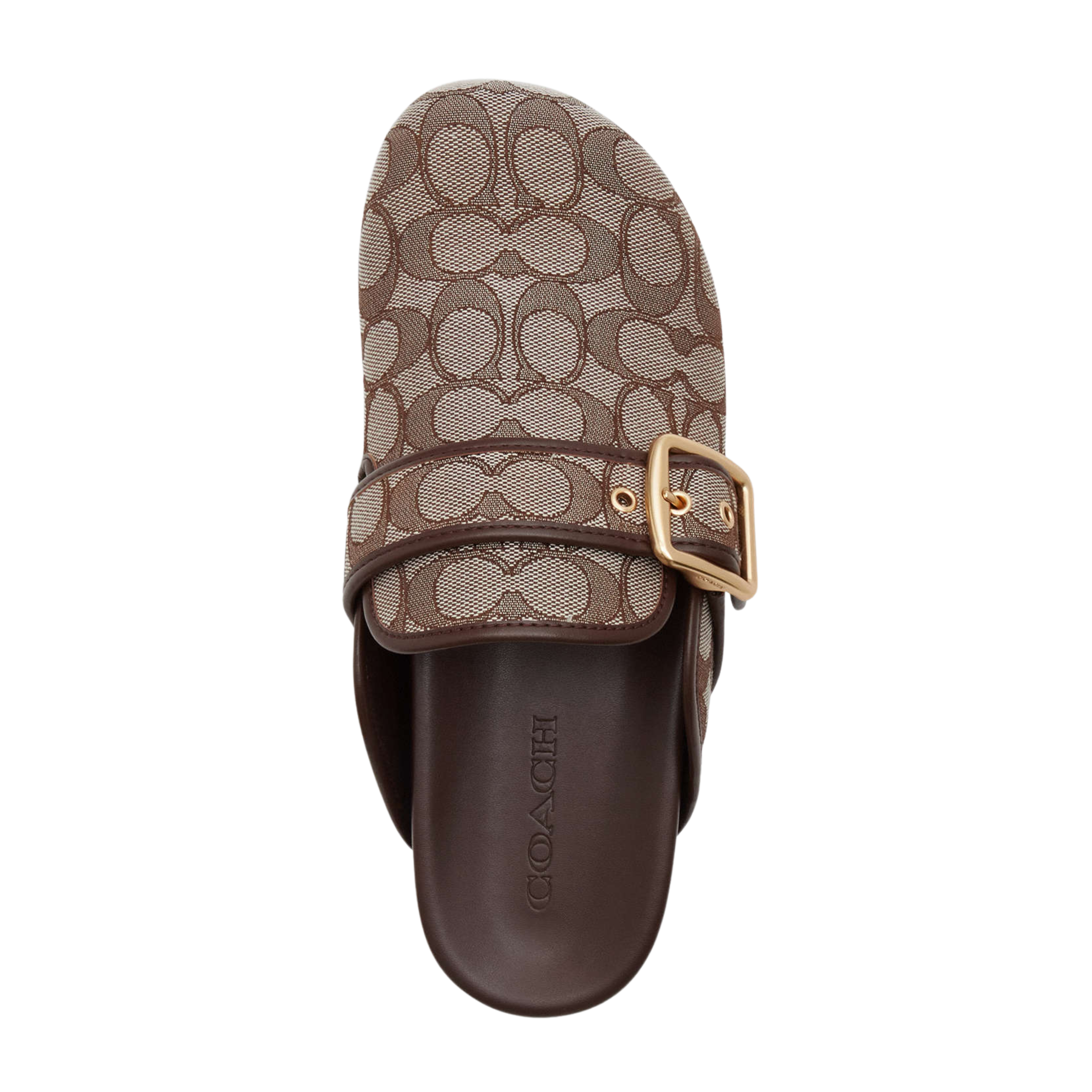 Coach Women's Archival Buckle Clog  - Oak Maple