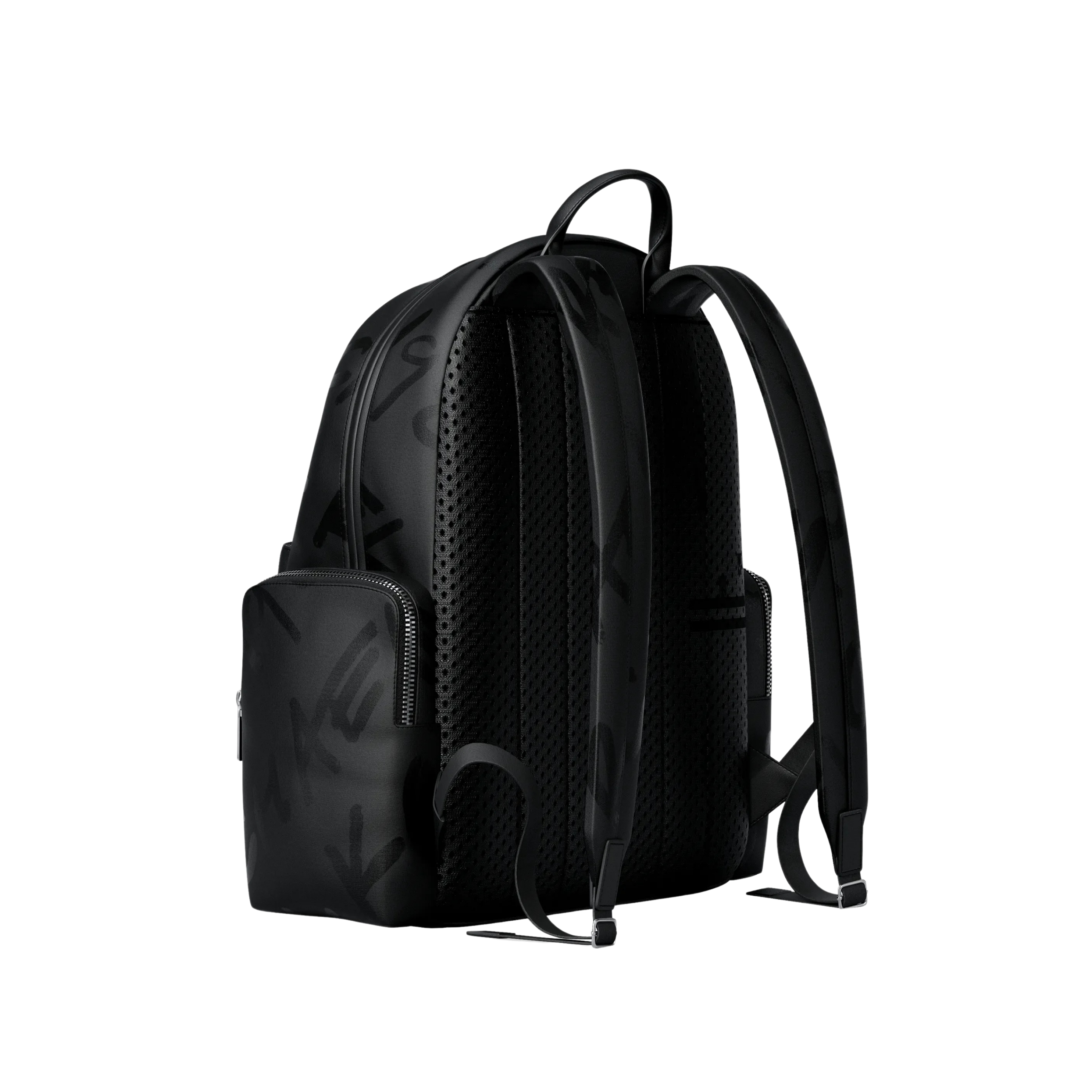 Michael Kors Women Prescott Large Printed Nylon Backpack - Black