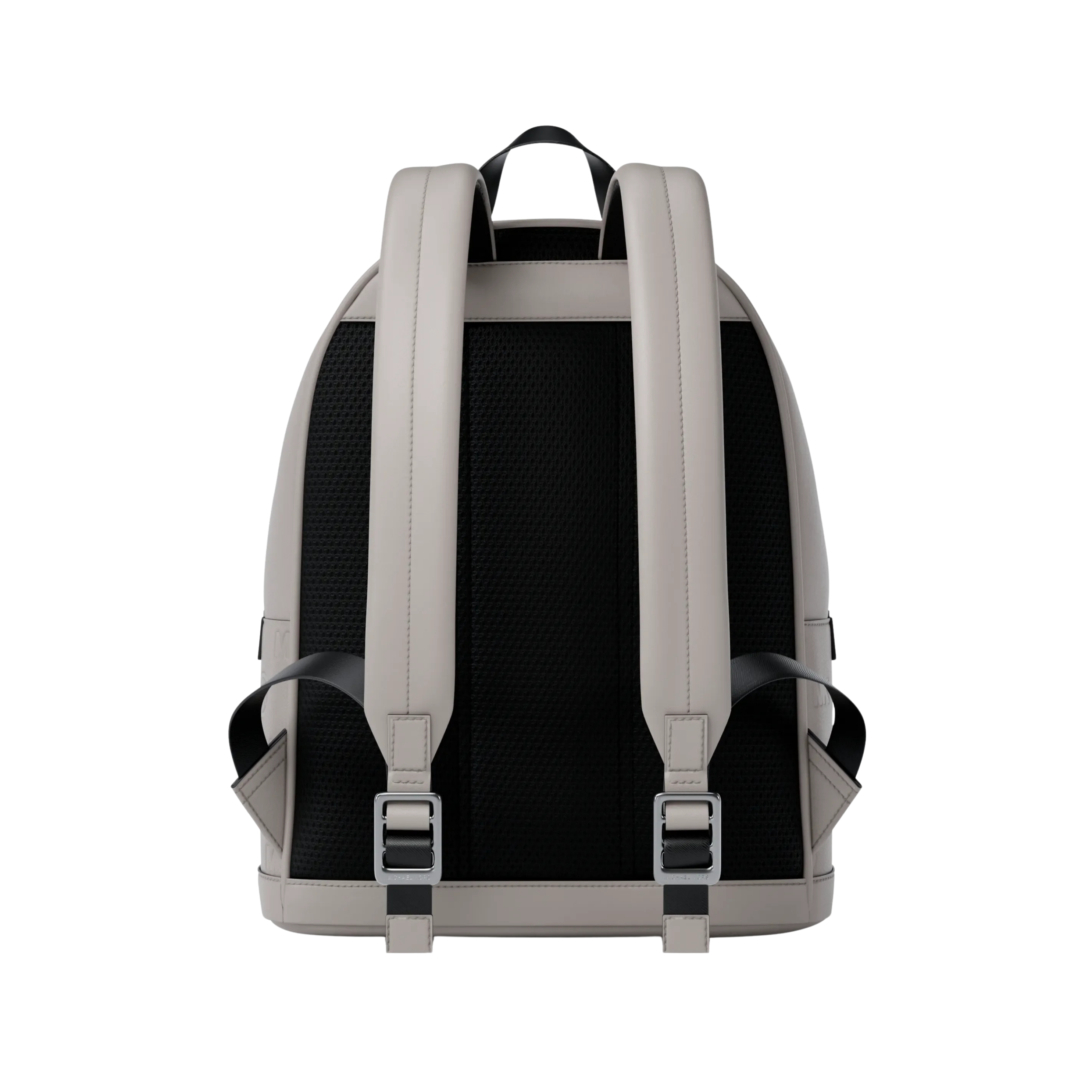 Michael Kors Men Cooper Medium Logo Debossed Dome Backpack - Pearl Grey