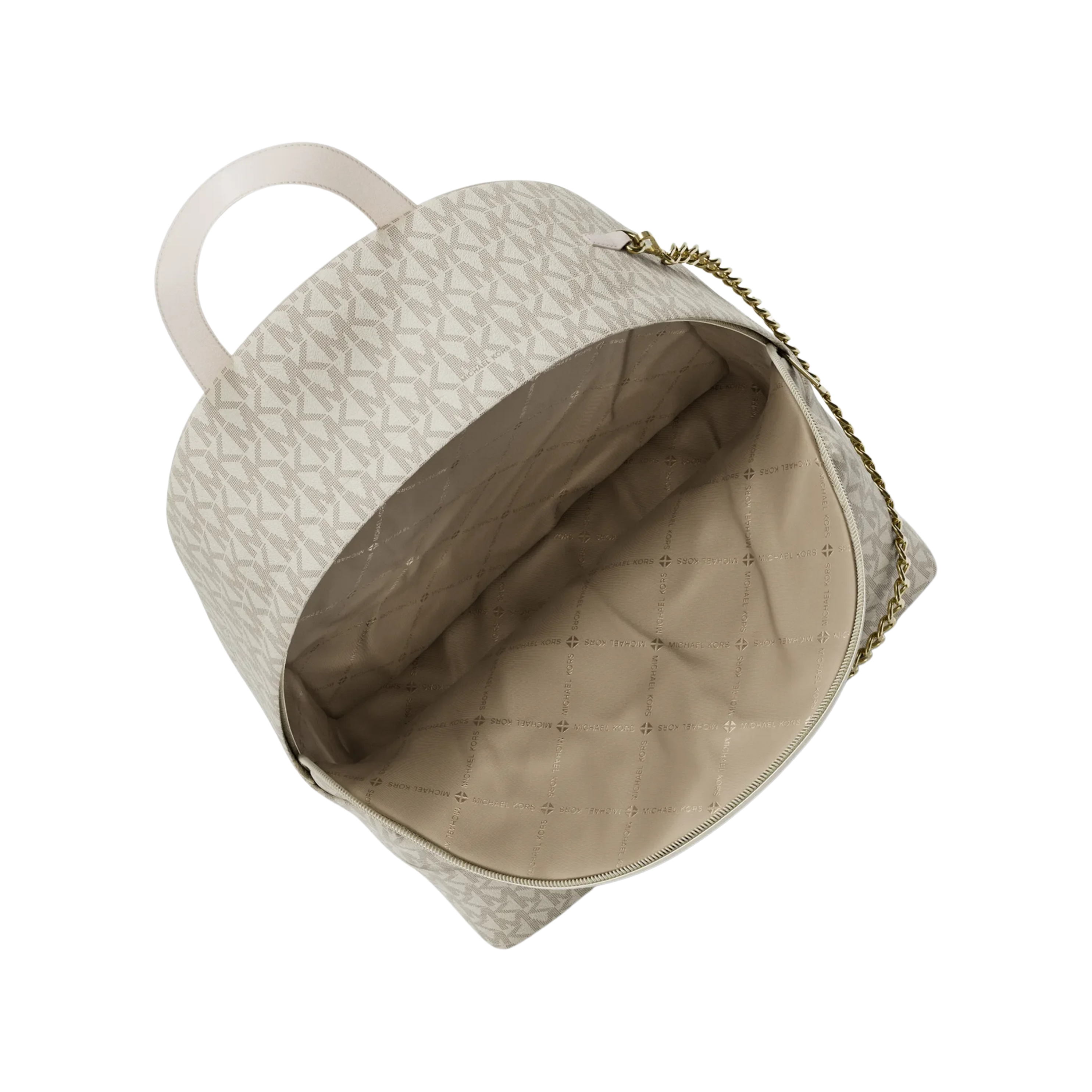 Michael Kors Women Slater Large Signature Logo Backpack - Lt Crm Multi