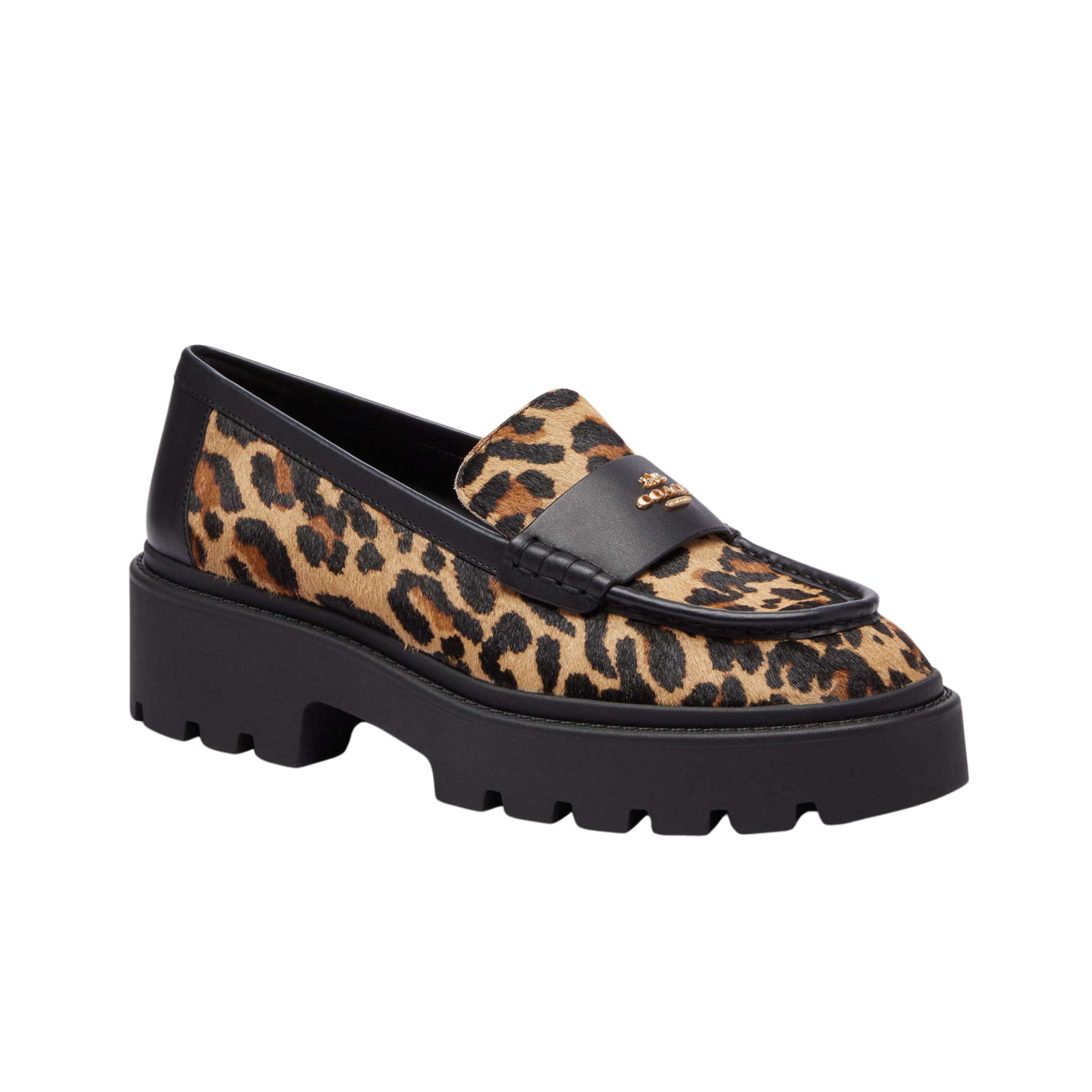 Coach Women's Lucy Loafer - Tan Black