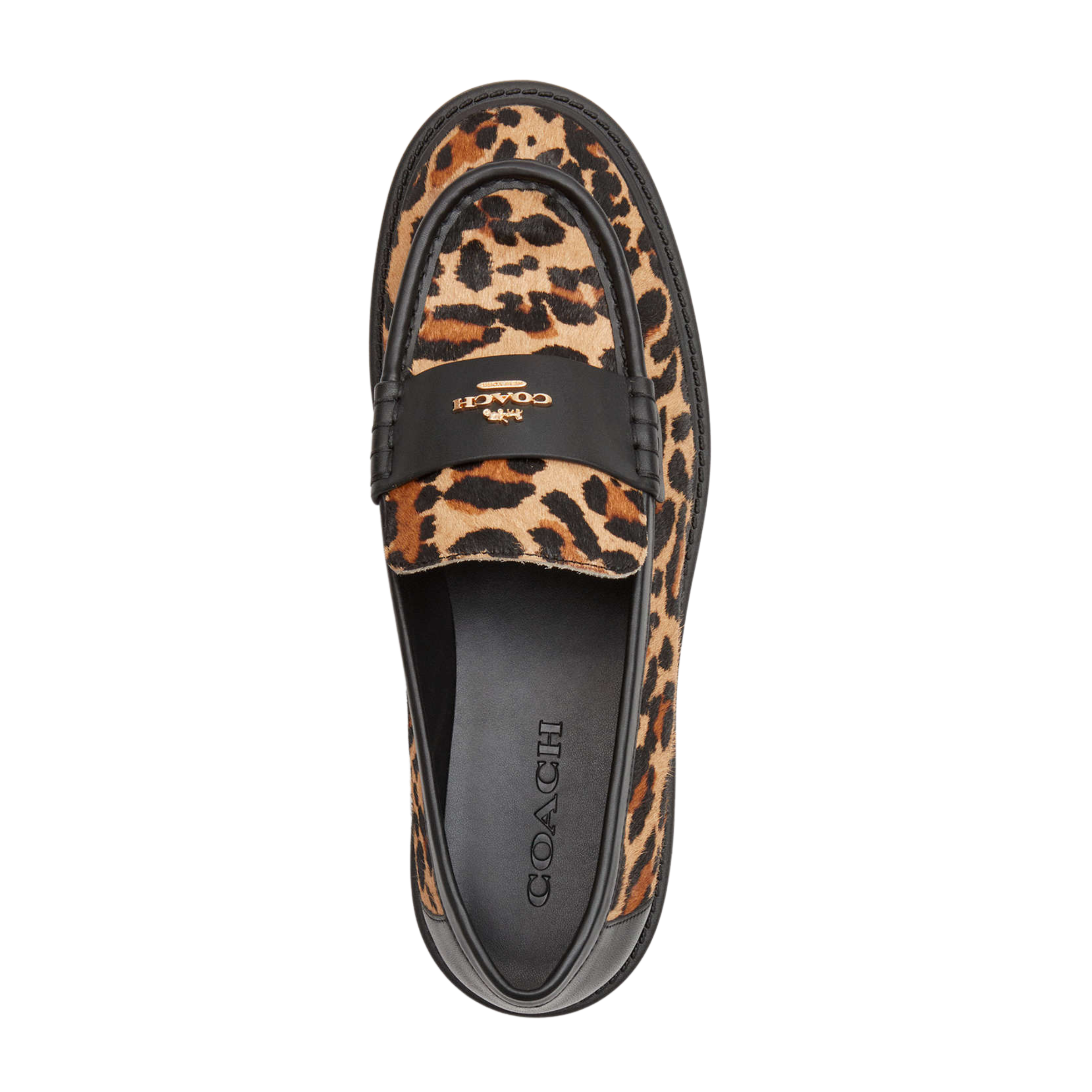Coach Women's Lucy Loafer - Tan Black