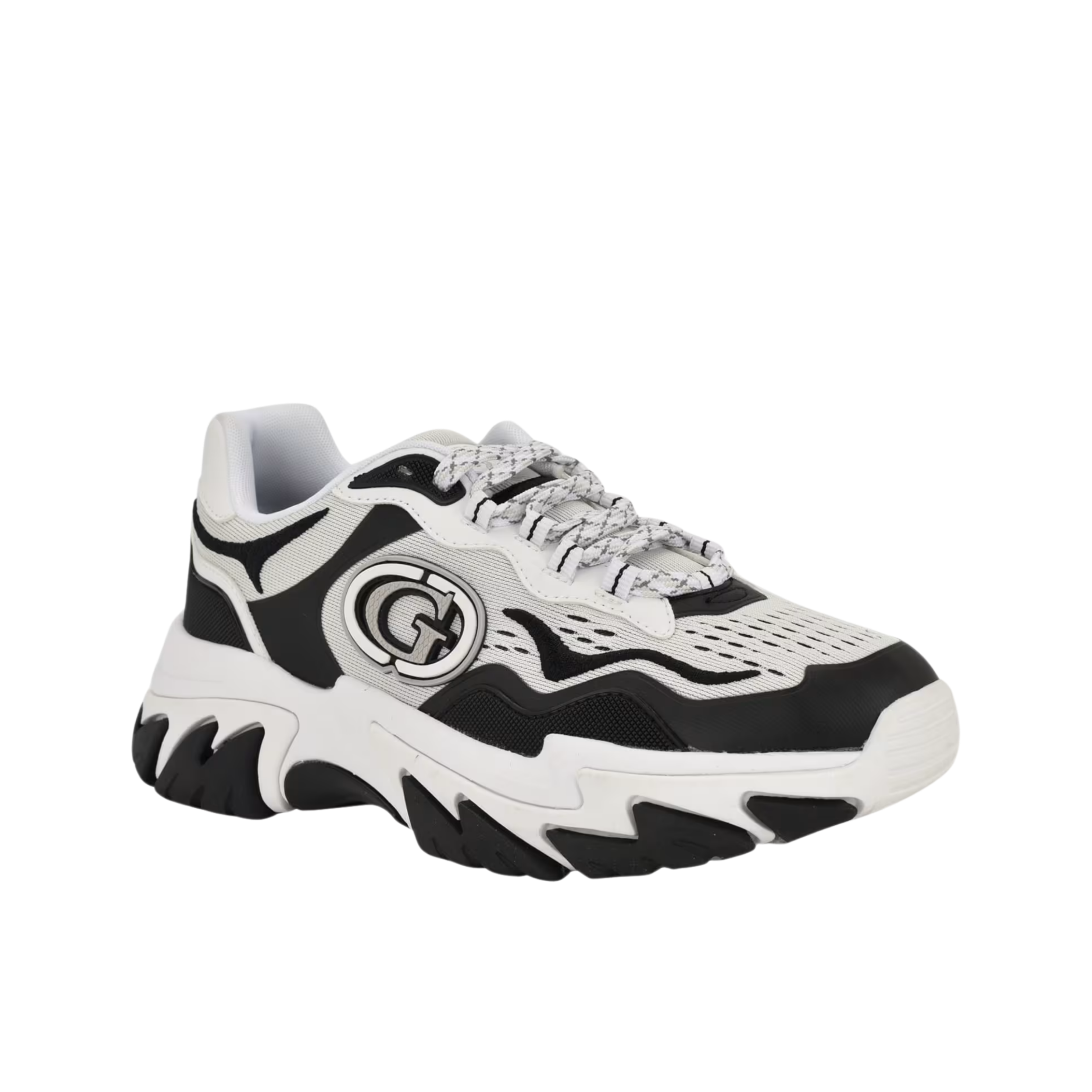 Guess Women Nennzo Lace Up Chunky Sneakers - Black