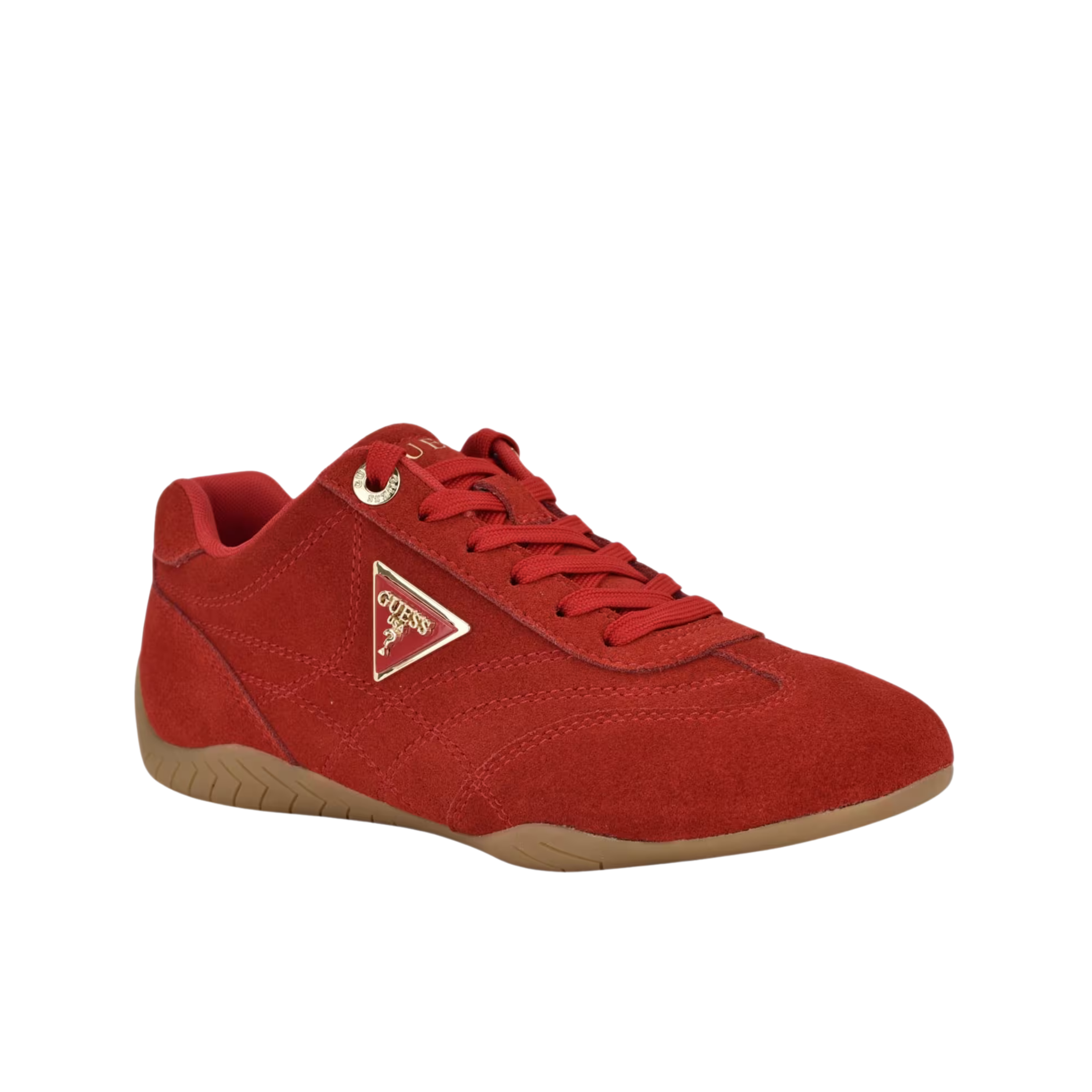 Guess Women Gabiey Suede Sneakers - Medium Red