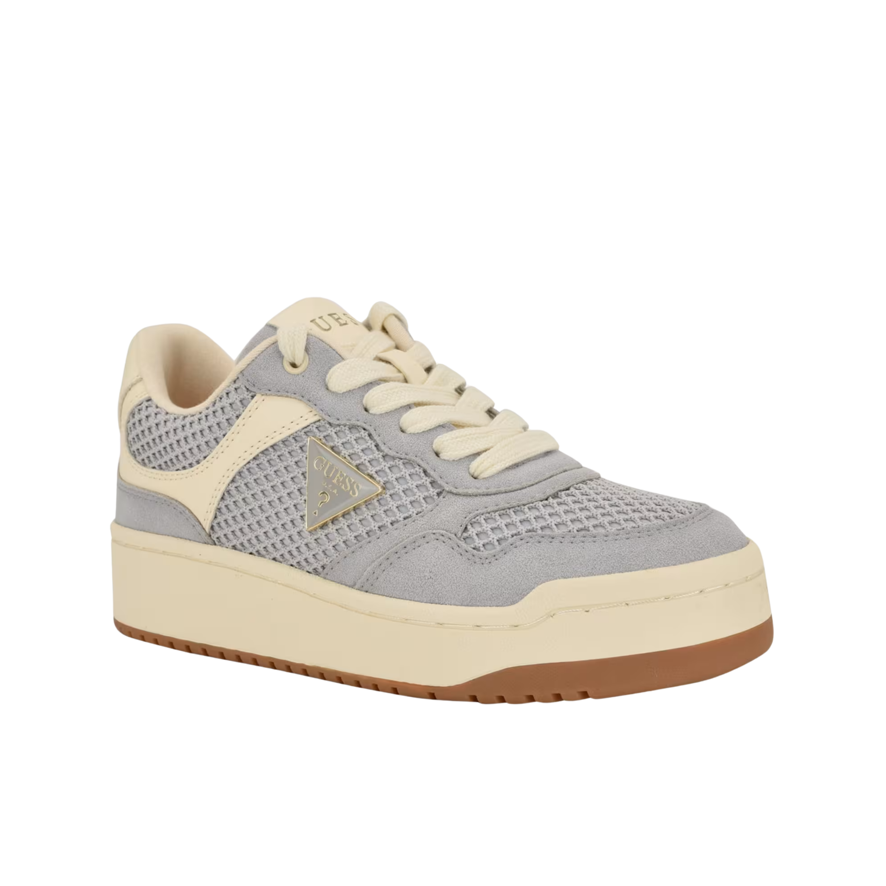 Guess Women Miram Low Top Sneakers - Medium Grey