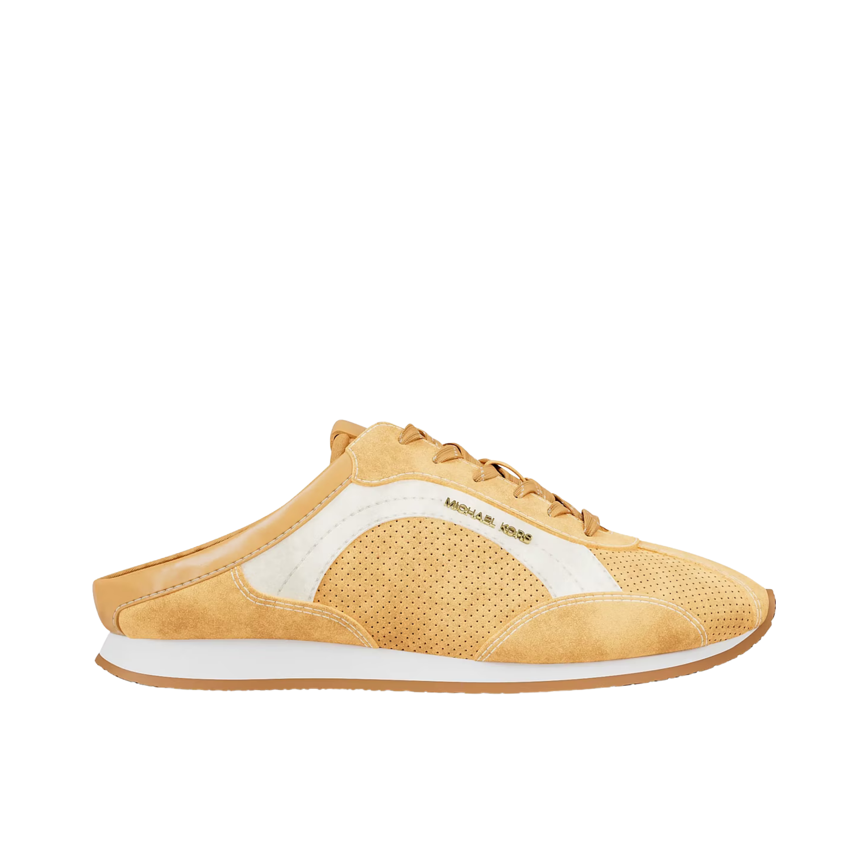 Michael Kors Women Avi Suede Slip On Sneaker - Honeywheat