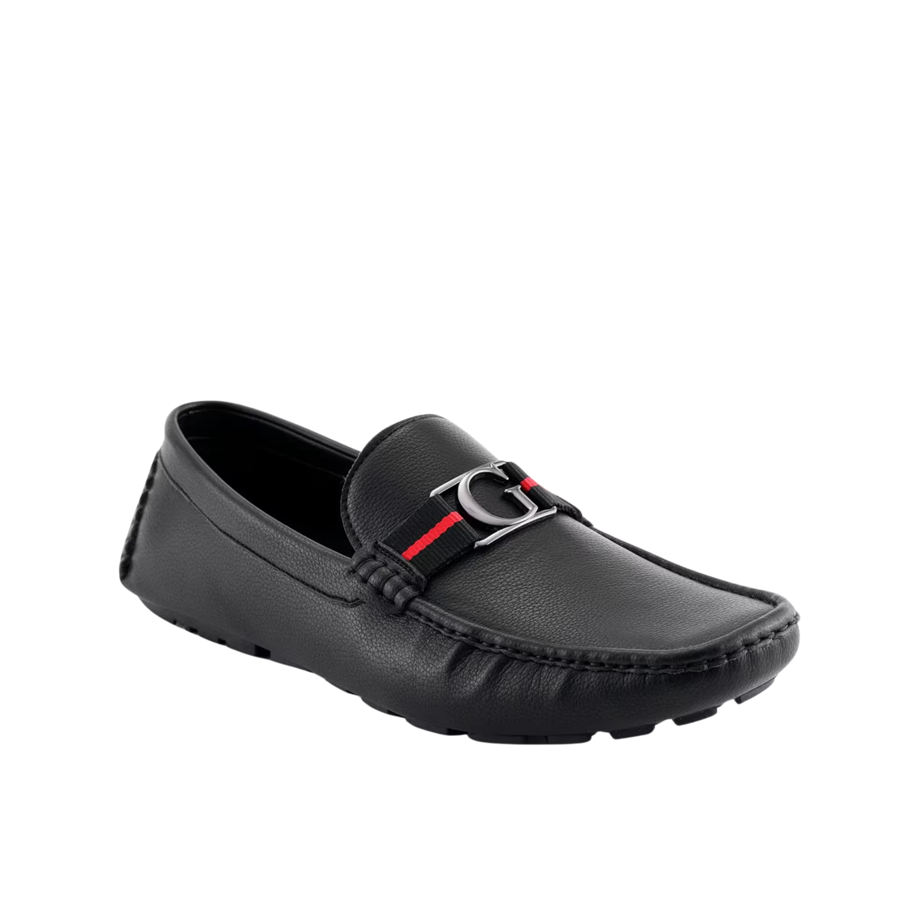 Guess Men Maskers Faux Leather Driving Loafers - Black 002
