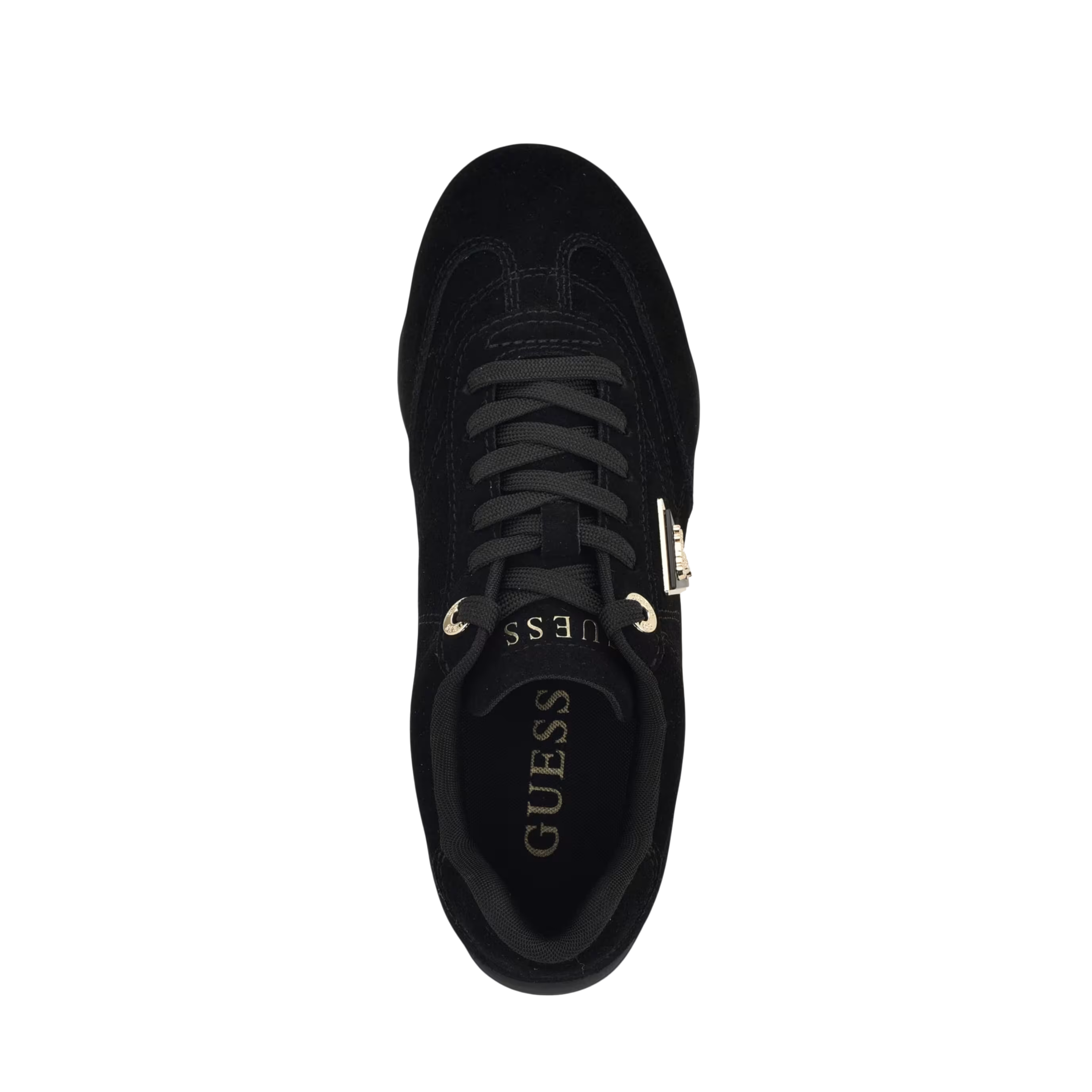 Guess Women Gabiey Suede Sneakers - Black