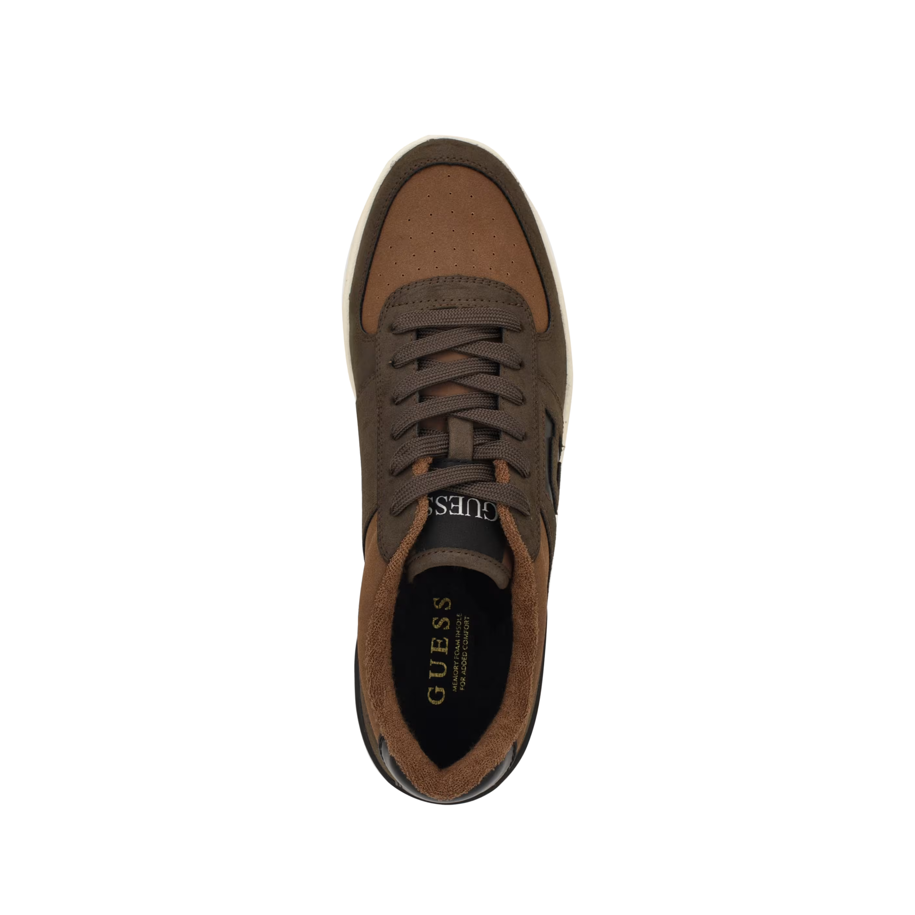 Guess Men Nastele Signature G Sneakers - Medium Brown