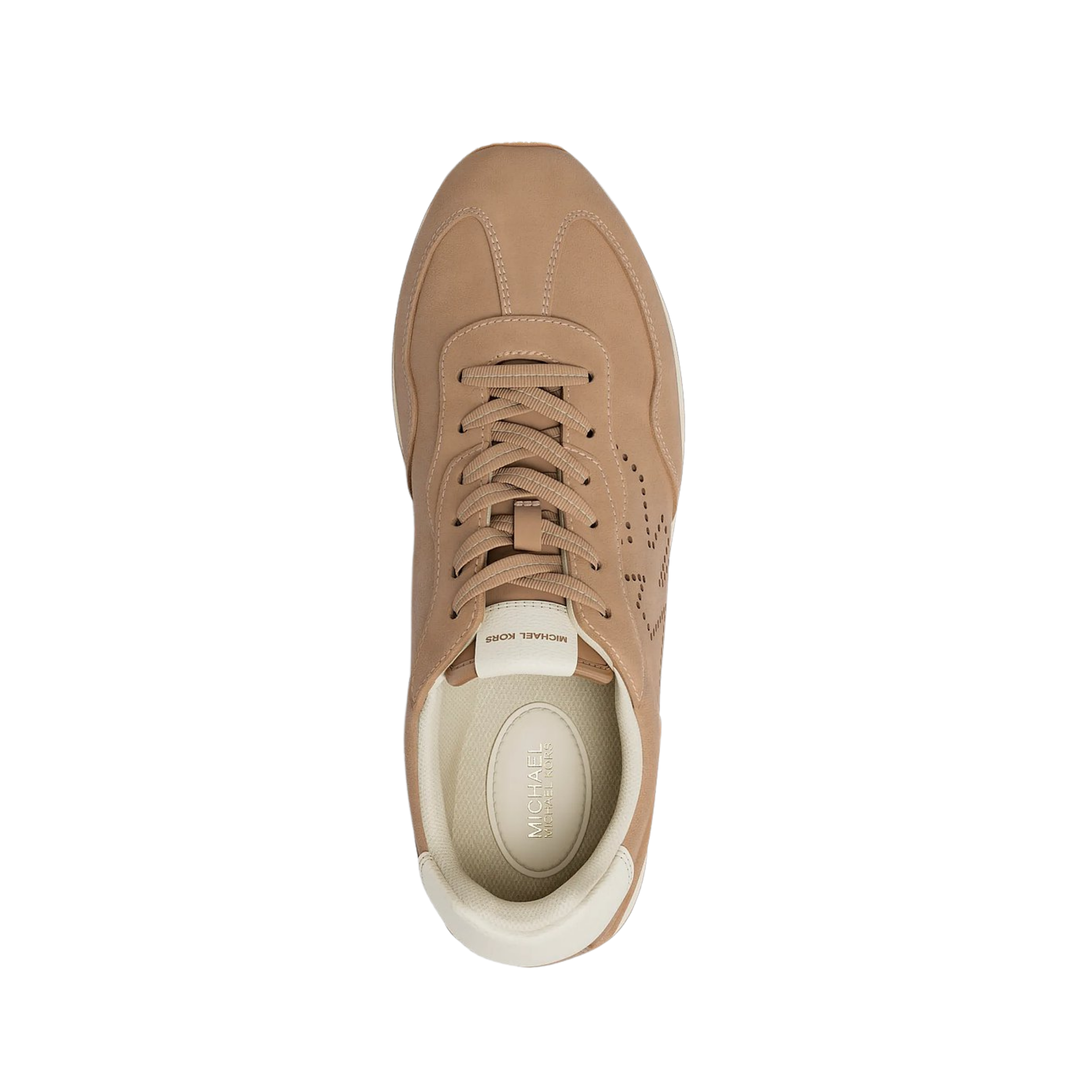 Michael Kors Women Essex Suede Trainer - Camel