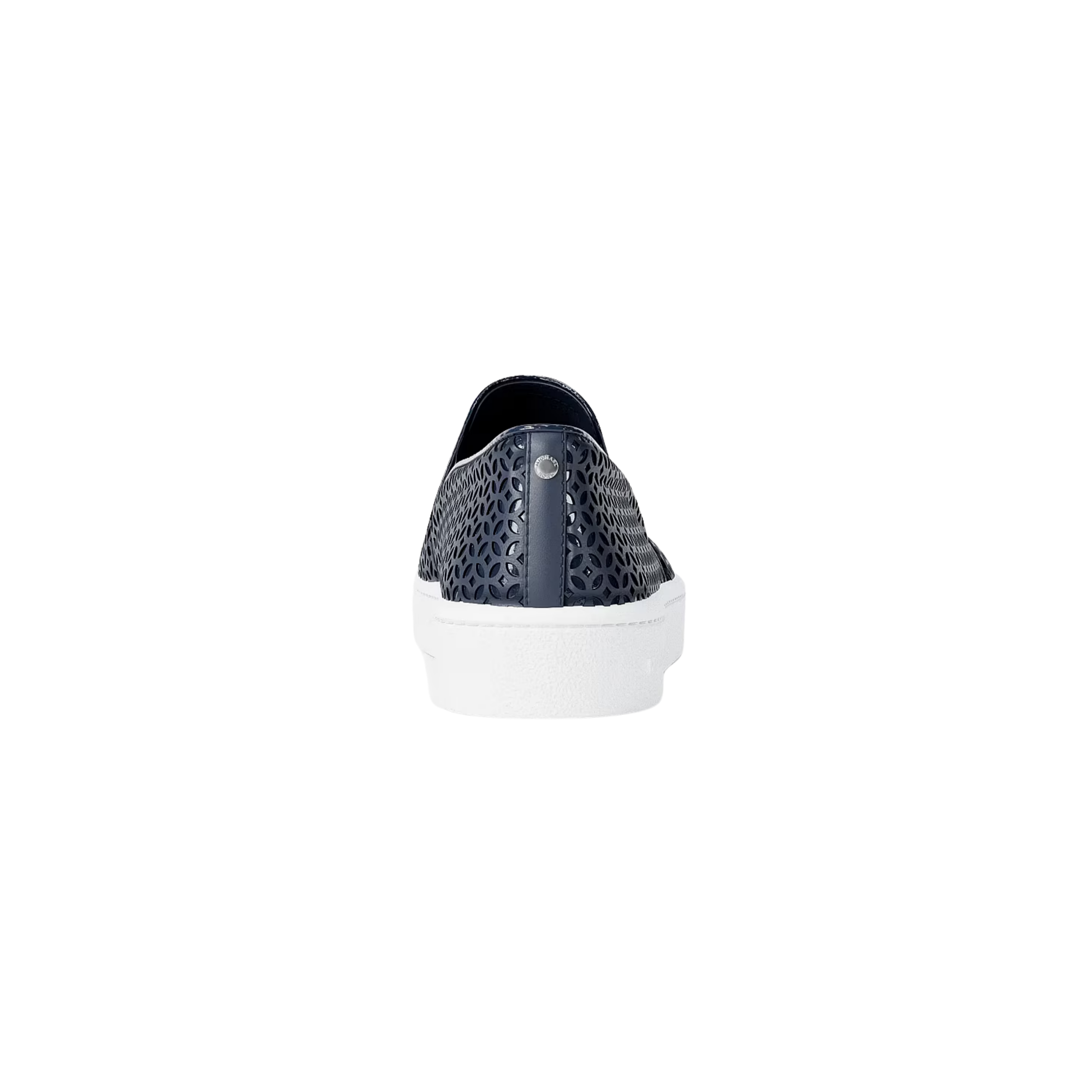 Michael Kors Women Keaton Perforated Slip On Sneaker - Navy