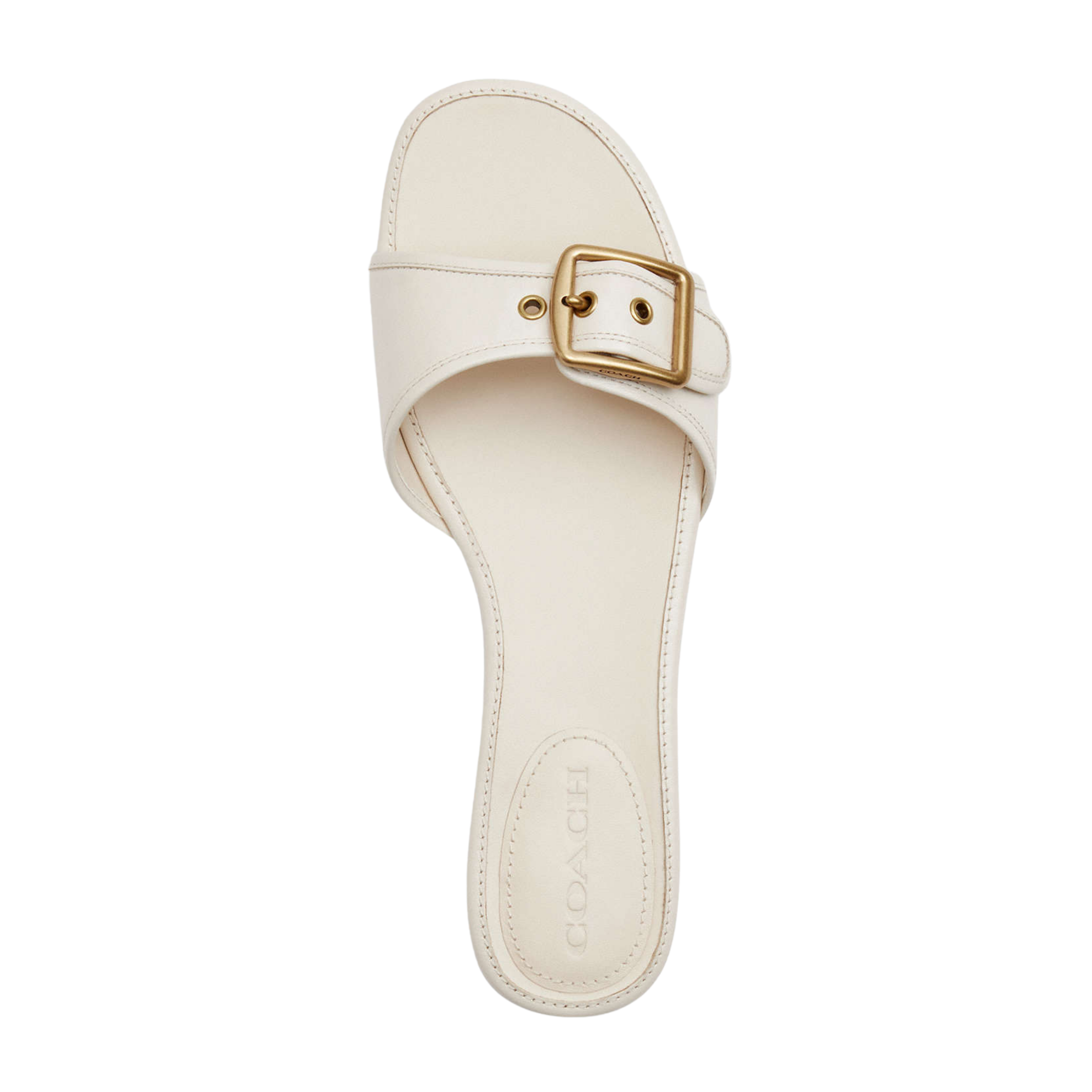Coach Women's Margot Flat Sandal - Chalk