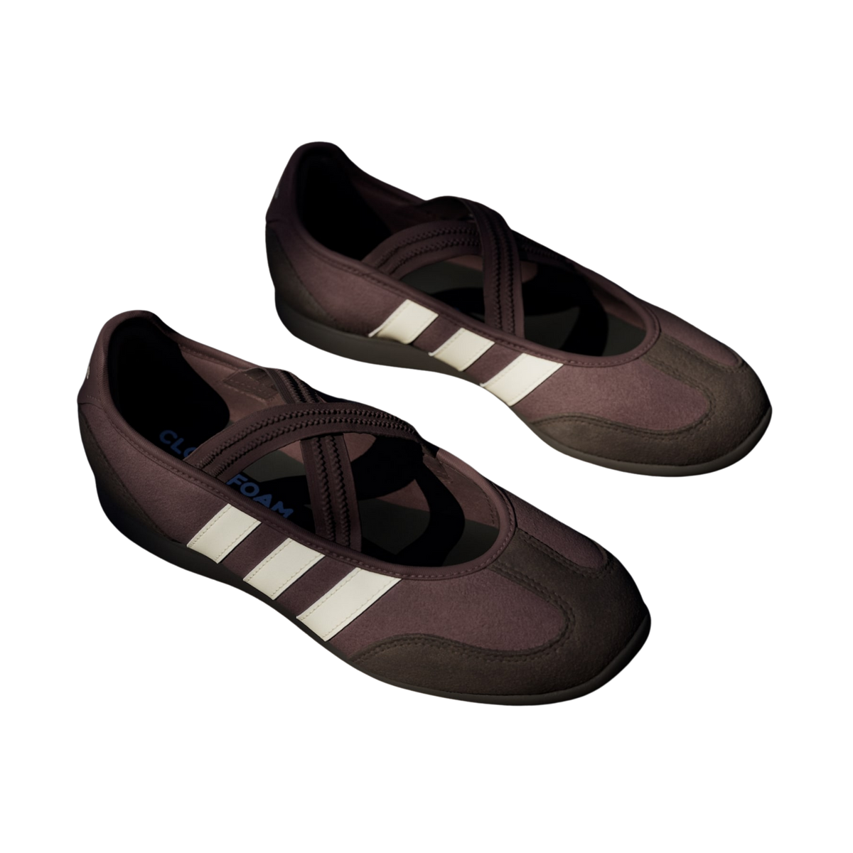 Adidas Women Barreda Mary Jane - Shadow Brown Cream White Aurora Coffee
