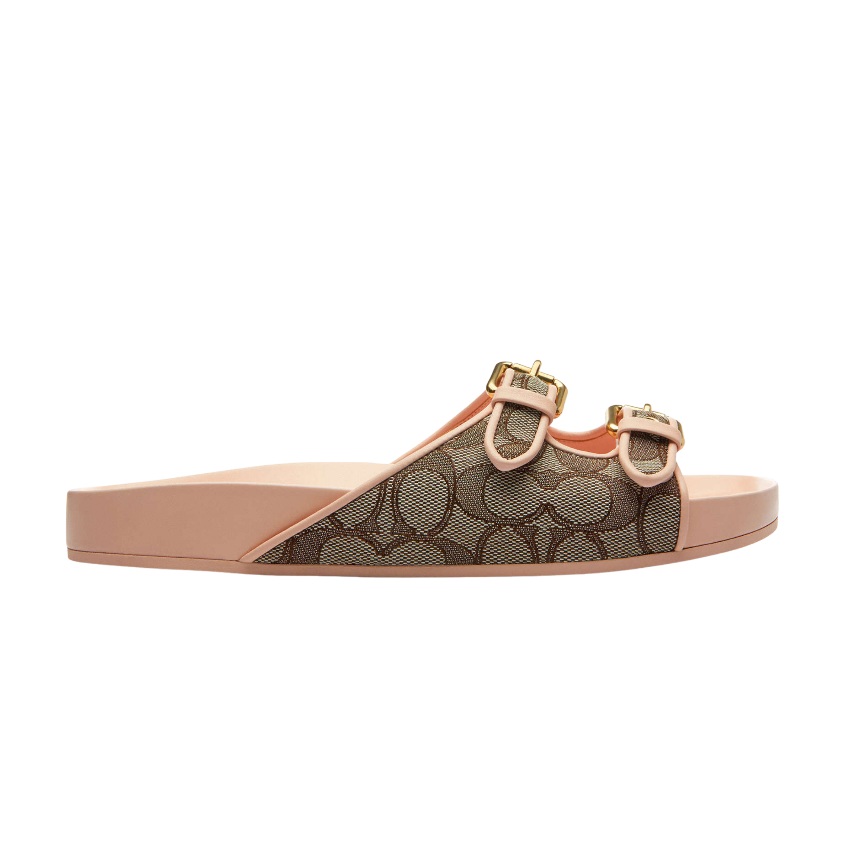 Coach Women's Two Band Buckle Sandal - Oak Candy Pink
