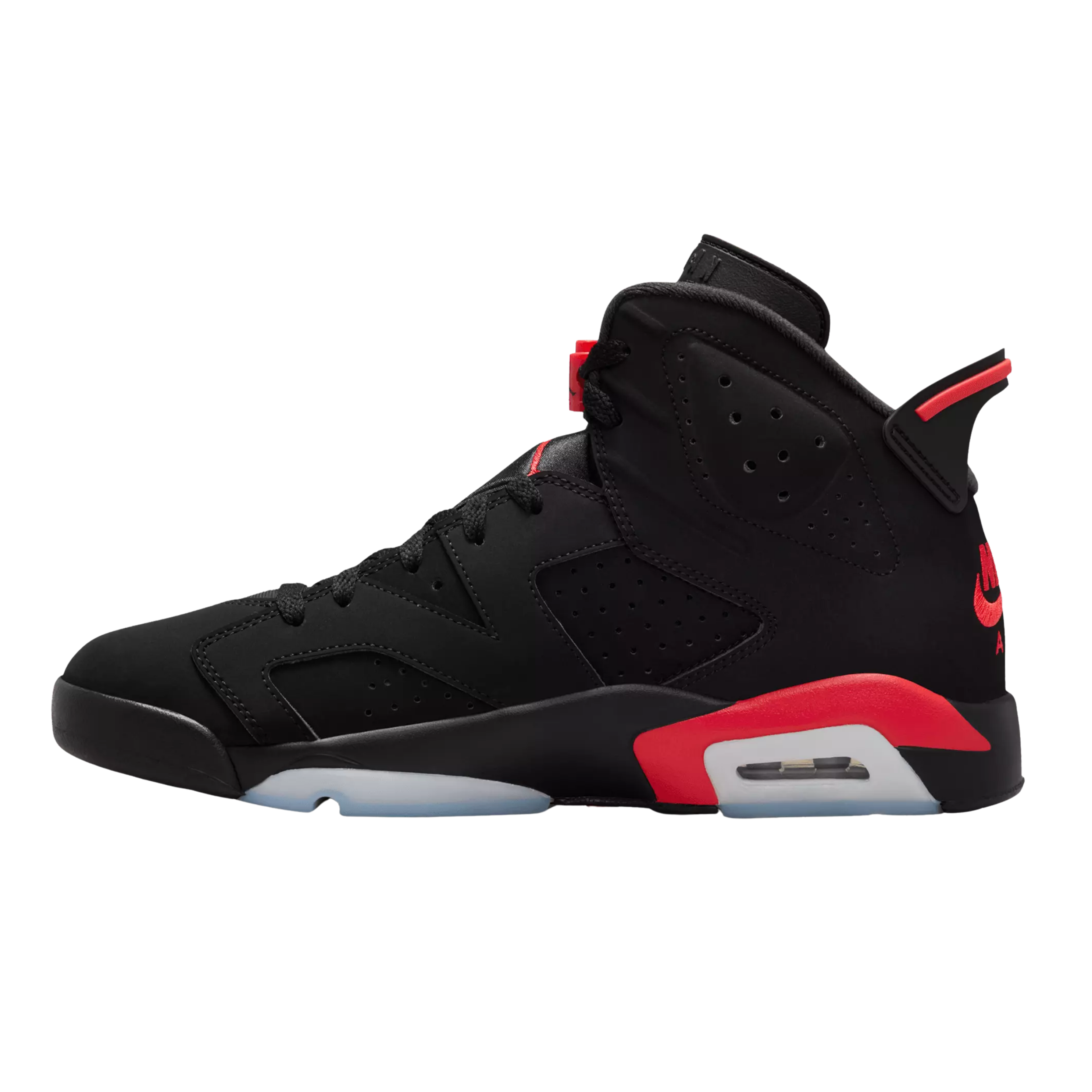 R Nike Men's Air Jordan Retro 6 - Black Light Crimson