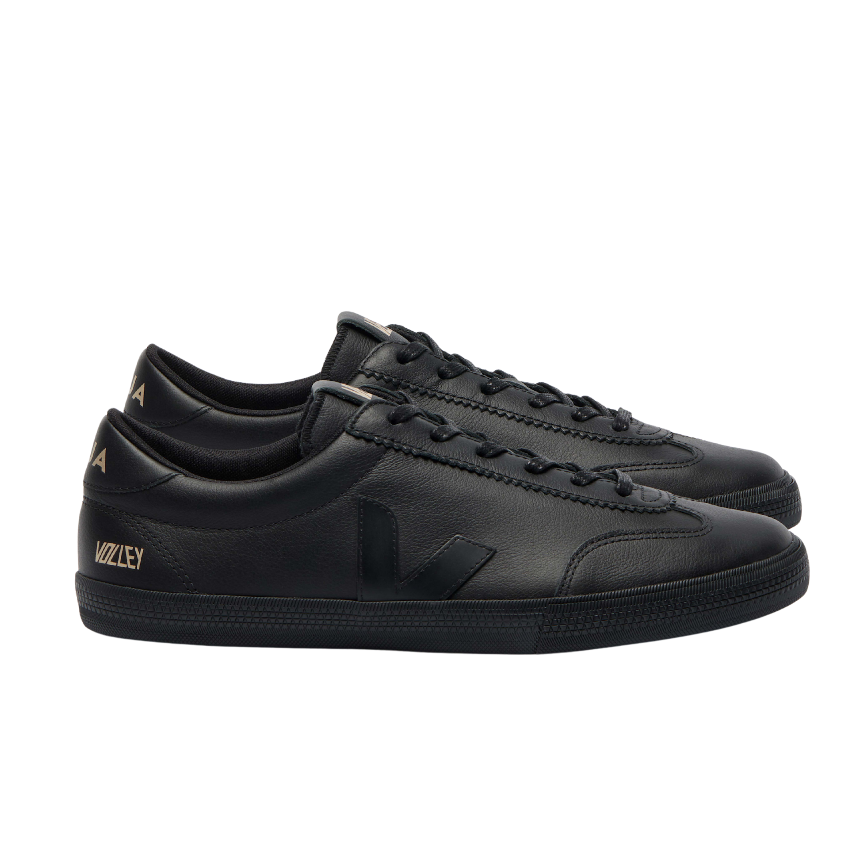 Veja Women Volley - Leather Full Black