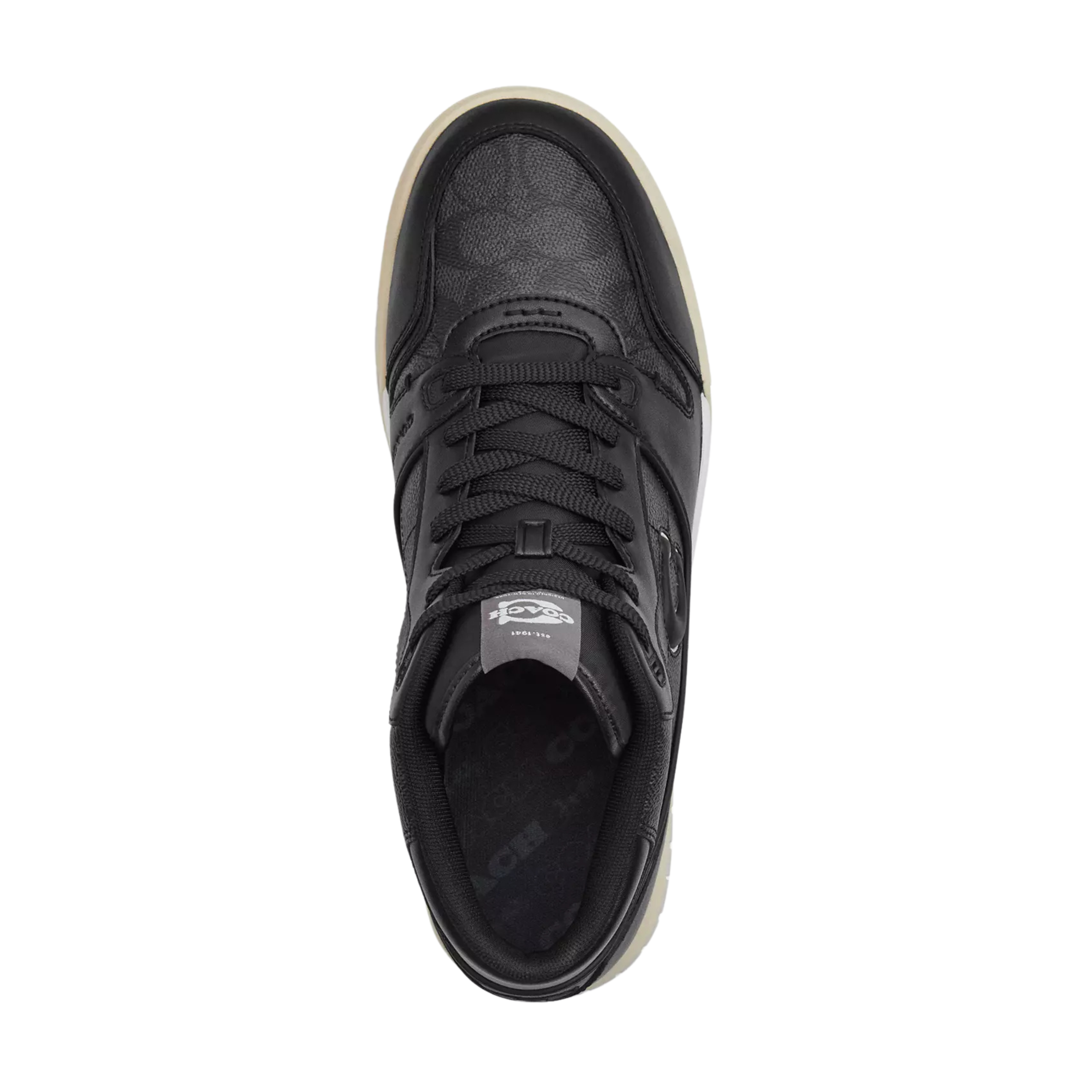 Coach Men's Soho Mid Top - Charcoal Black