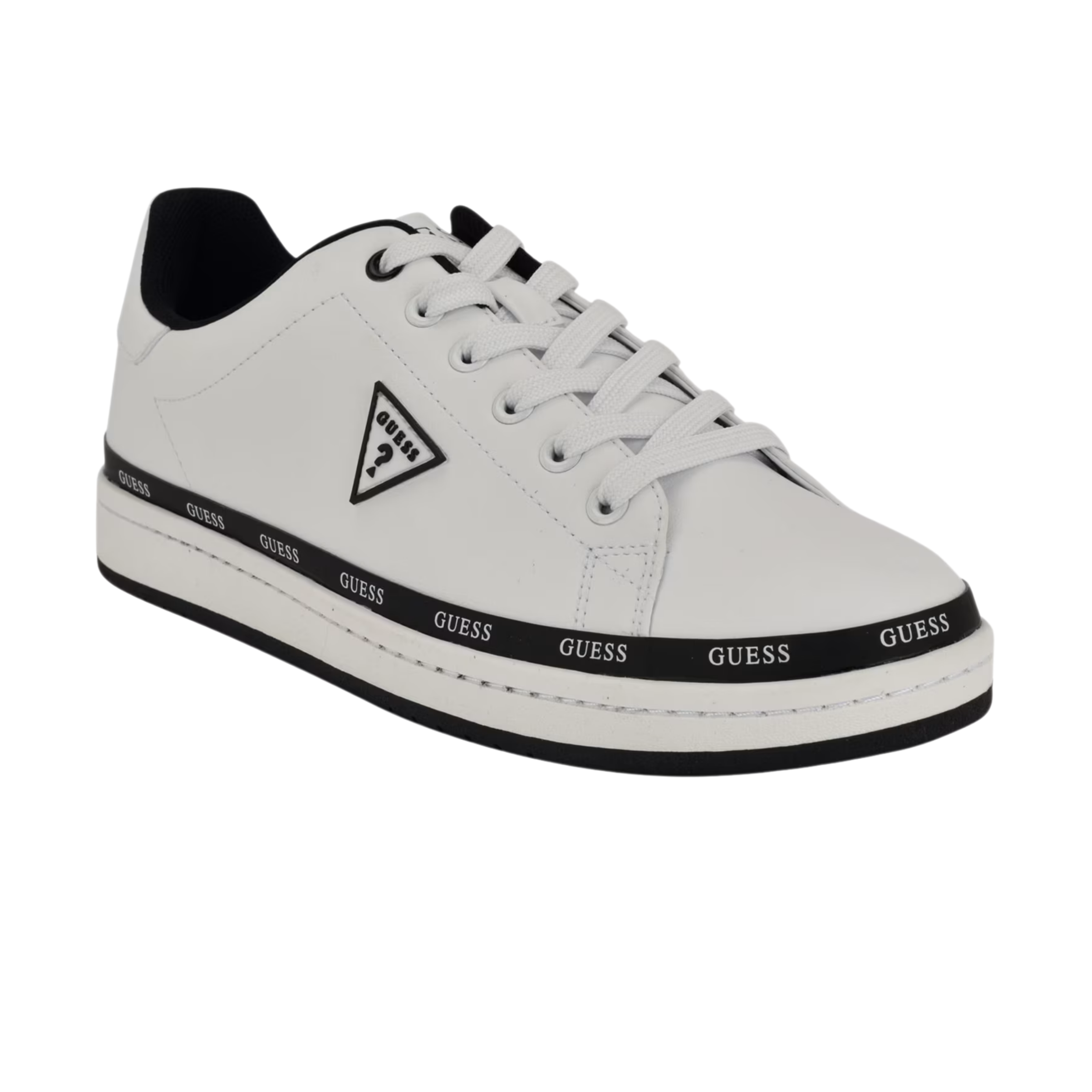 Guess Men Lorvis Logo Low-Top - White
