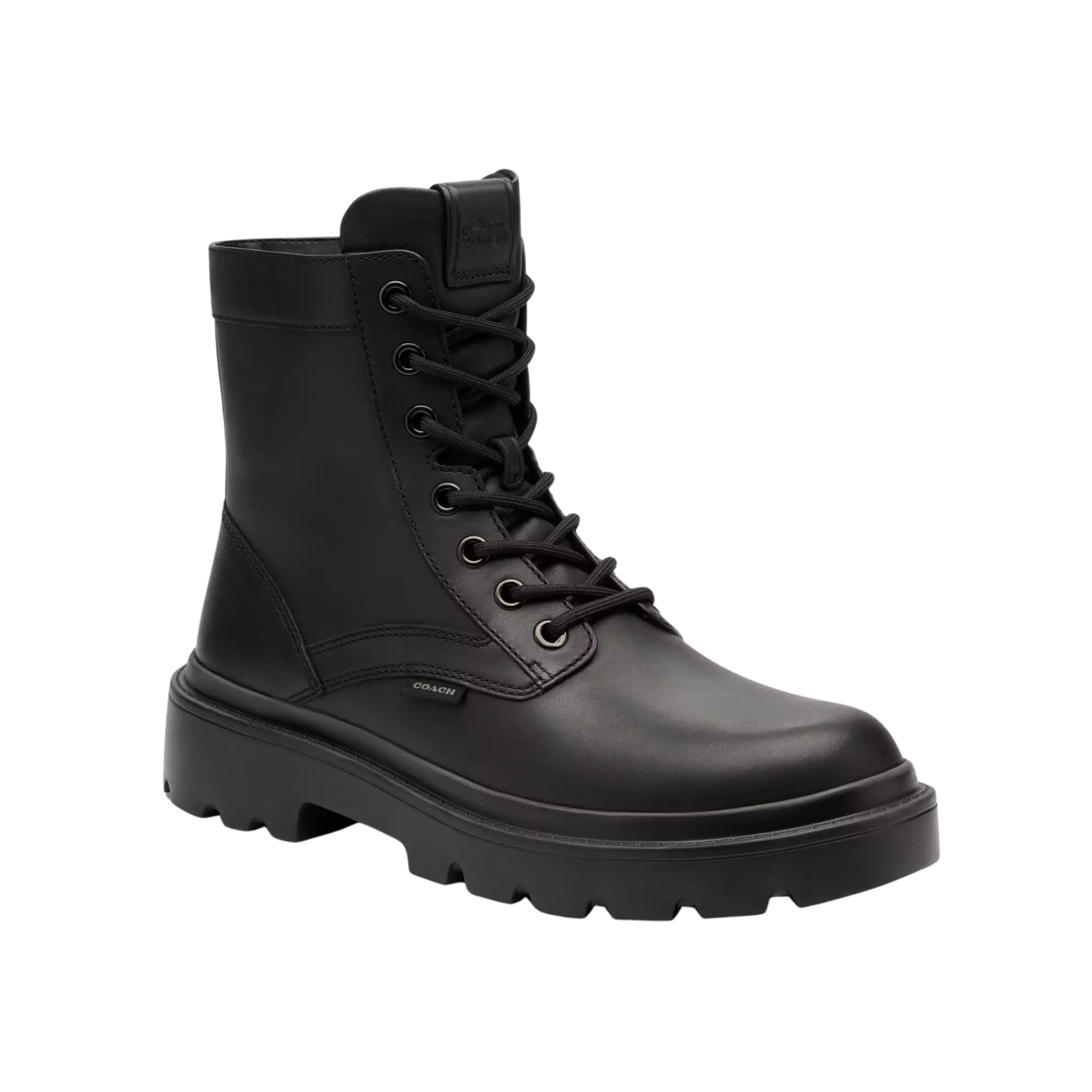 Coach Men's Combat Boot - Black
